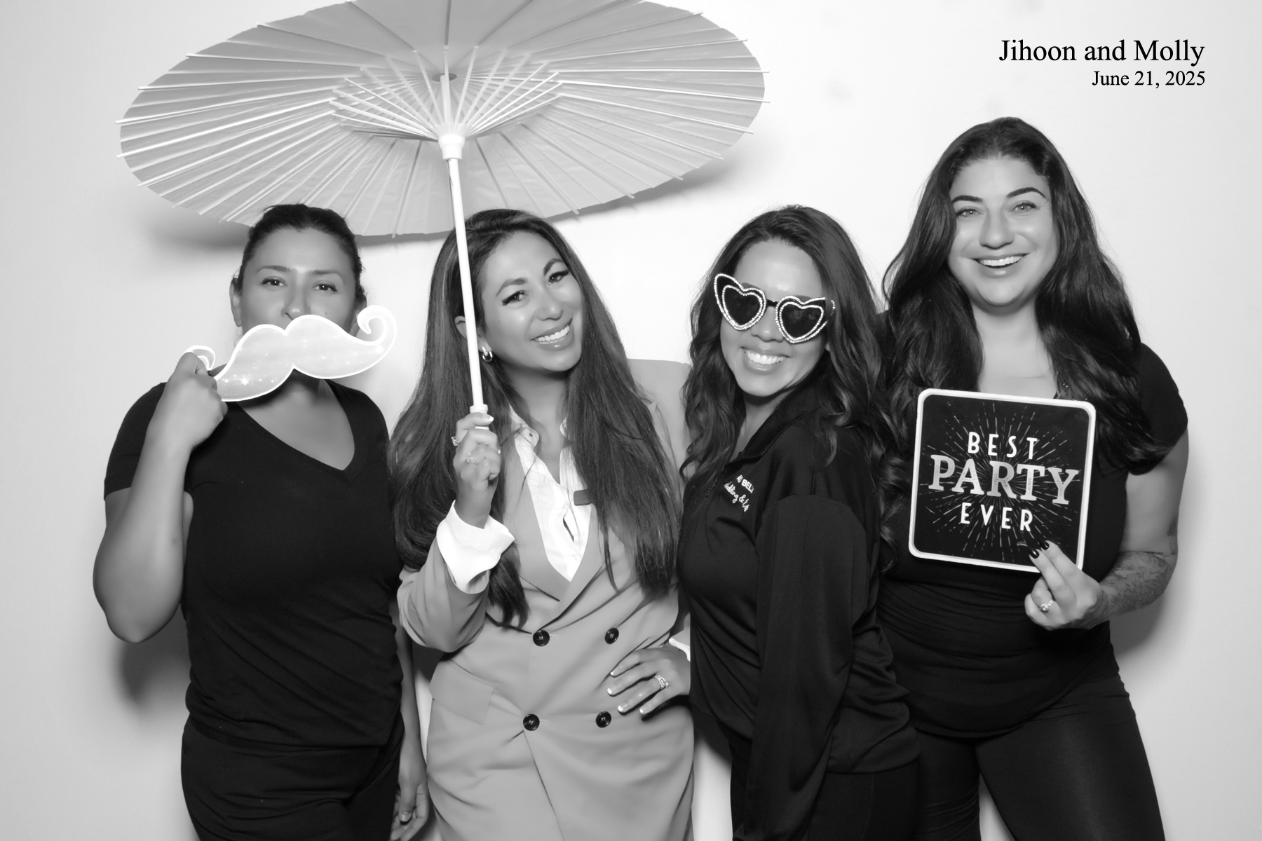 Molly +Jihoon's Wedding | View more photos from the event at v1.boothgallery.com/u/PhabPhotobooth/Molly-Jihoons-Wedding