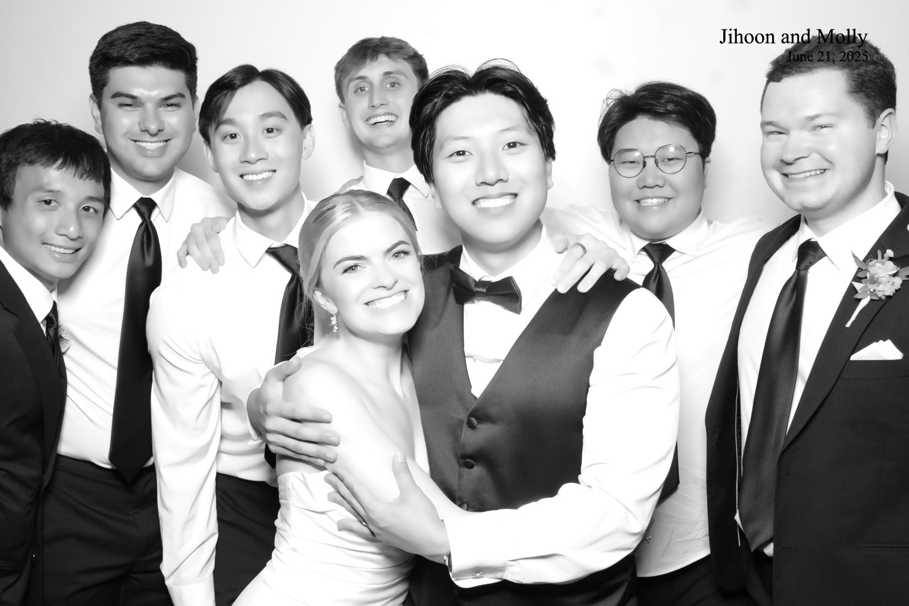 Molly +Jihoon's Wedding | View more photos from the event at v1.boothgallery.com/u/PhabPhotobooth/Molly-Jihoons-Wedding