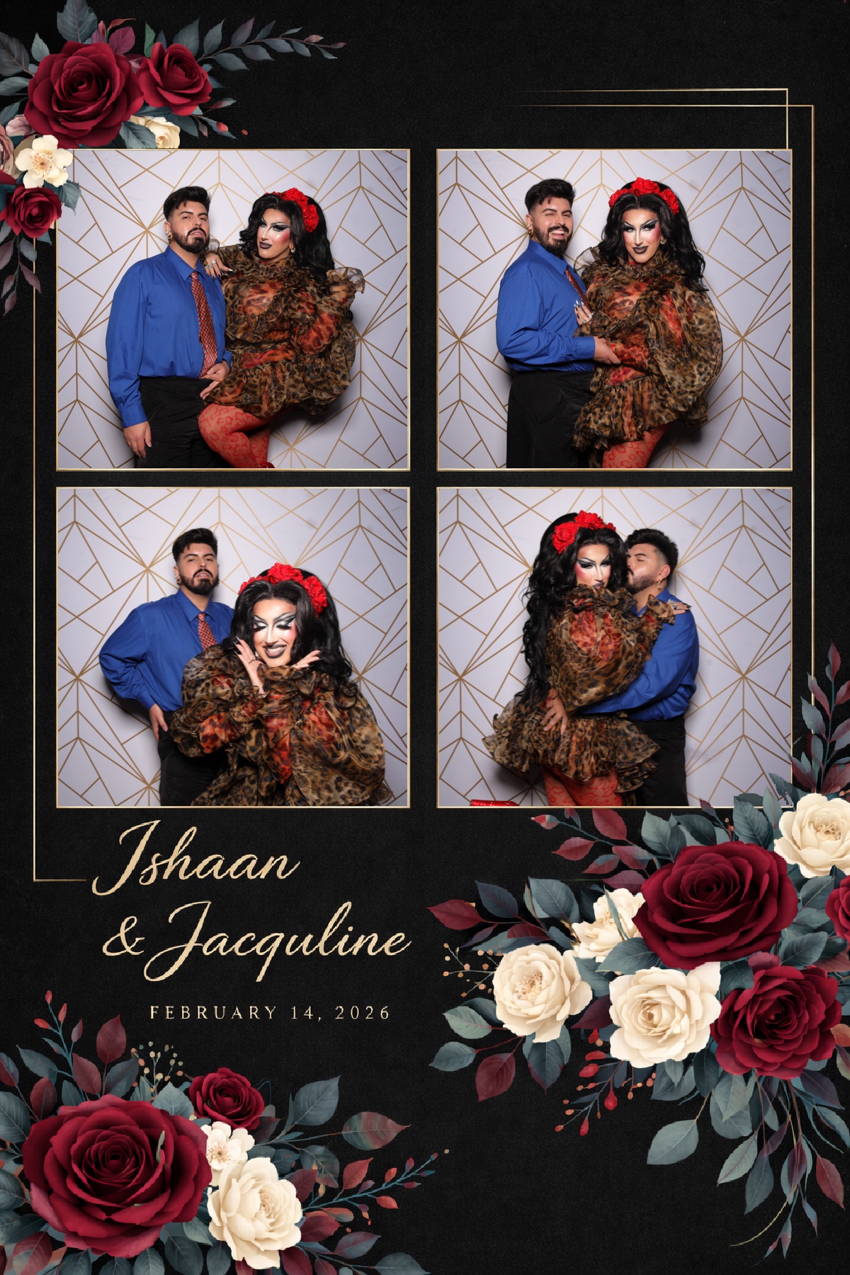 Ishaan + Jacqueline Wedding | View more photos from the event at v1.boothgallery.com/u/PhabPhotobooth/Ishaan-Jacqueline-Wedding