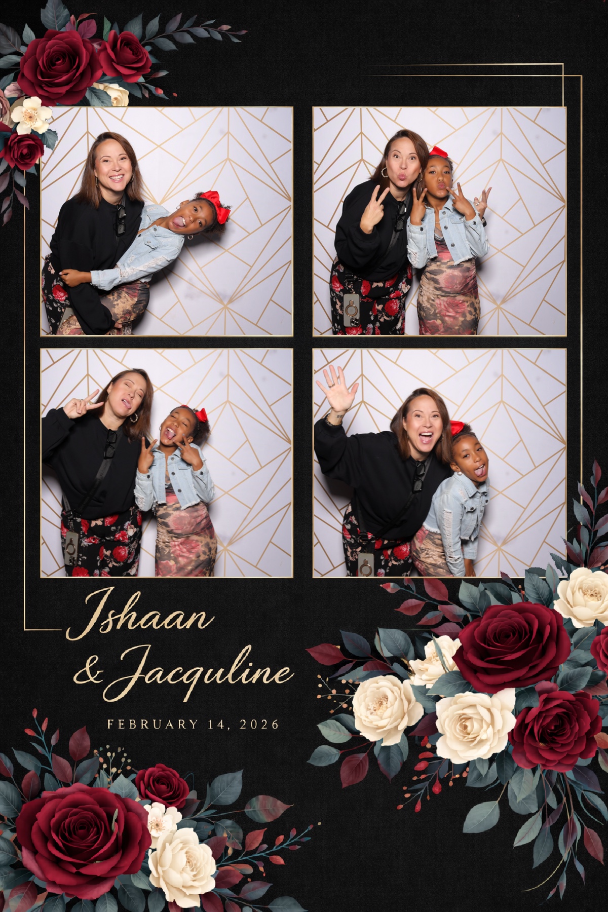 Ishaan + Jacqueline Wedding | View more photos from the event at v1.boothgallery.com/u/PhabPhotobooth/Ishaan-Jacqueline-Wedding