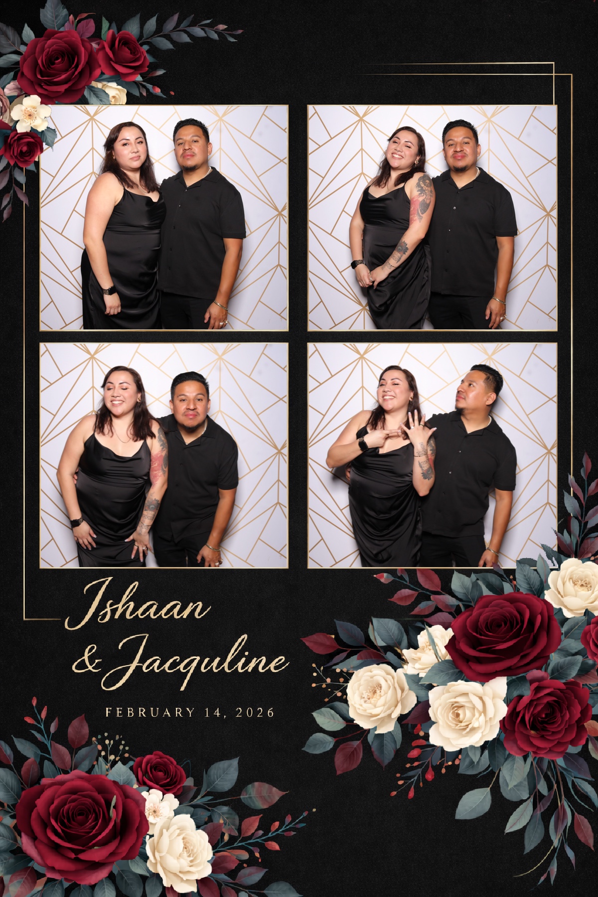 Ishaan + Jacqueline Wedding | View more photos from the event at v1.boothgallery.com/u/PhabPhotobooth/Ishaan-Jacqueline-Wedding