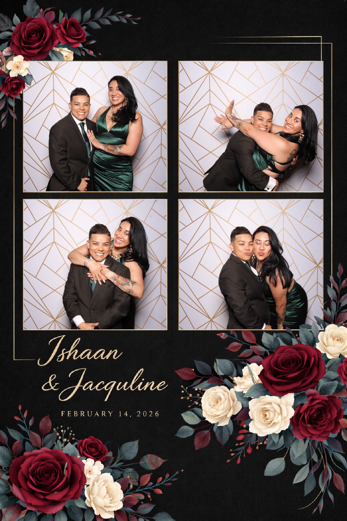 Ishaan + Jacqueline Wedding | View more photos from the event at v1.boothgallery.com/u/PhabPhotobooth/Ishaan-Jacqueline-Wedding