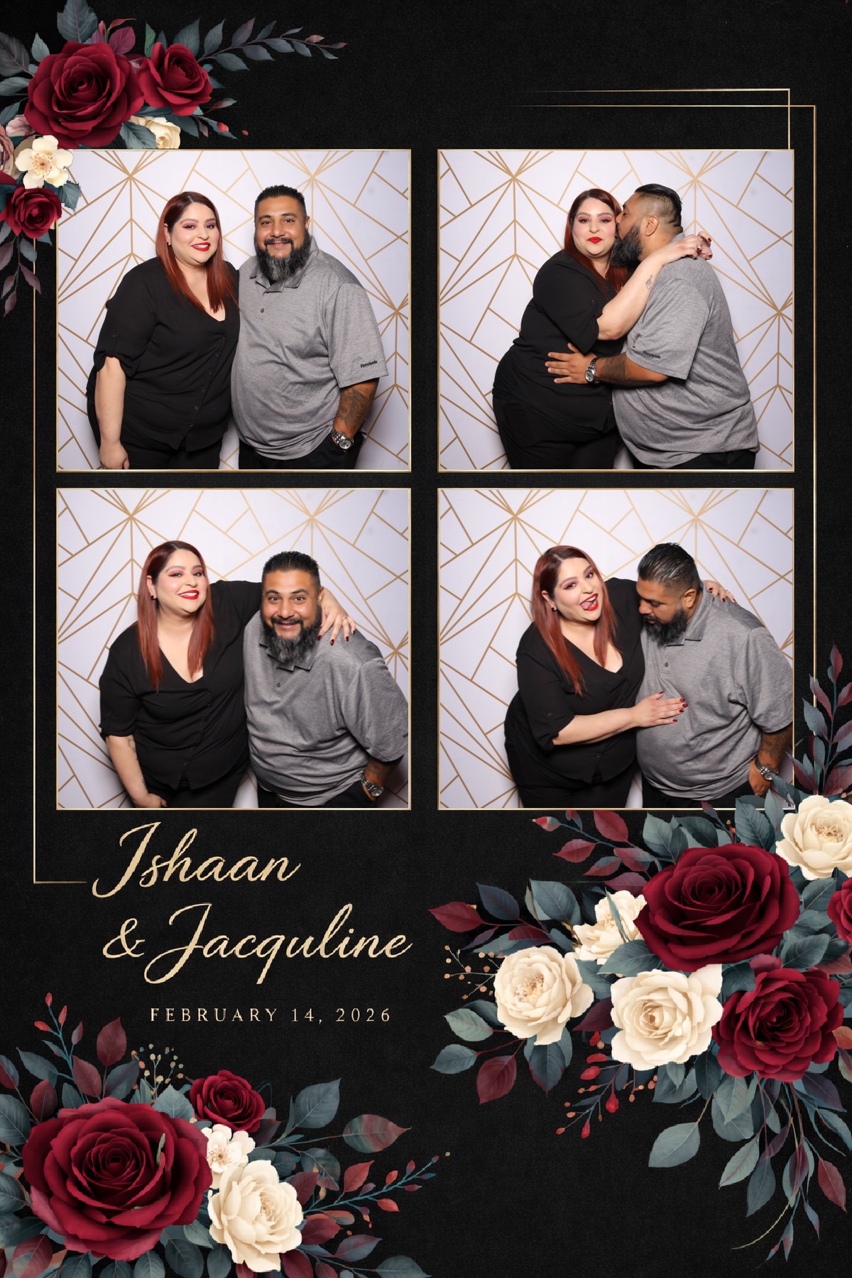 Ishaan + Jacqueline Wedding | View more photos from the event at v1.boothgallery.com/u/PhabPhotobooth/Ishaan-Jacqueline-Wedding