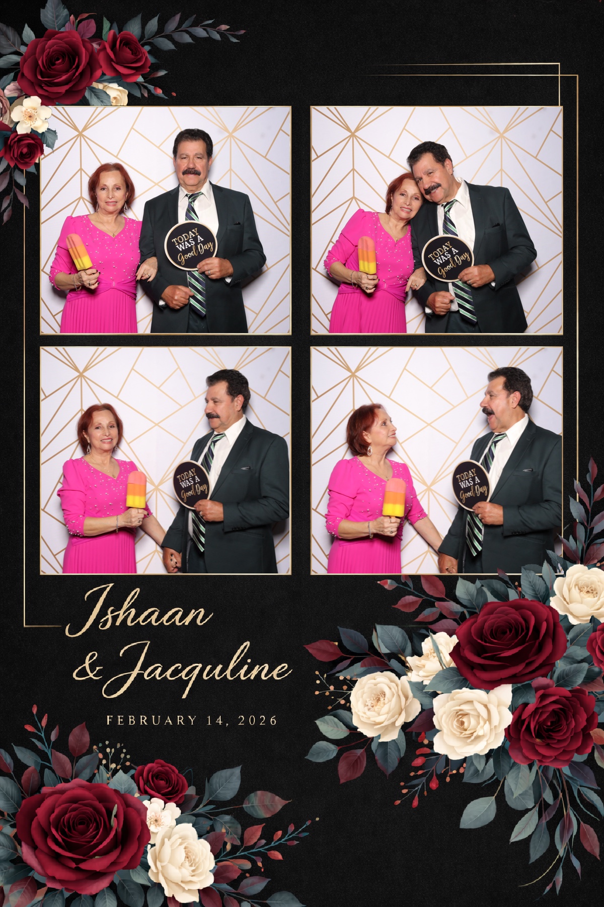 Ishaan + Jacqueline Wedding | View more photos from the event at v1.boothgallery.com/u/PhabPhotobooth/Ishaan-Jacqueline-Wedding