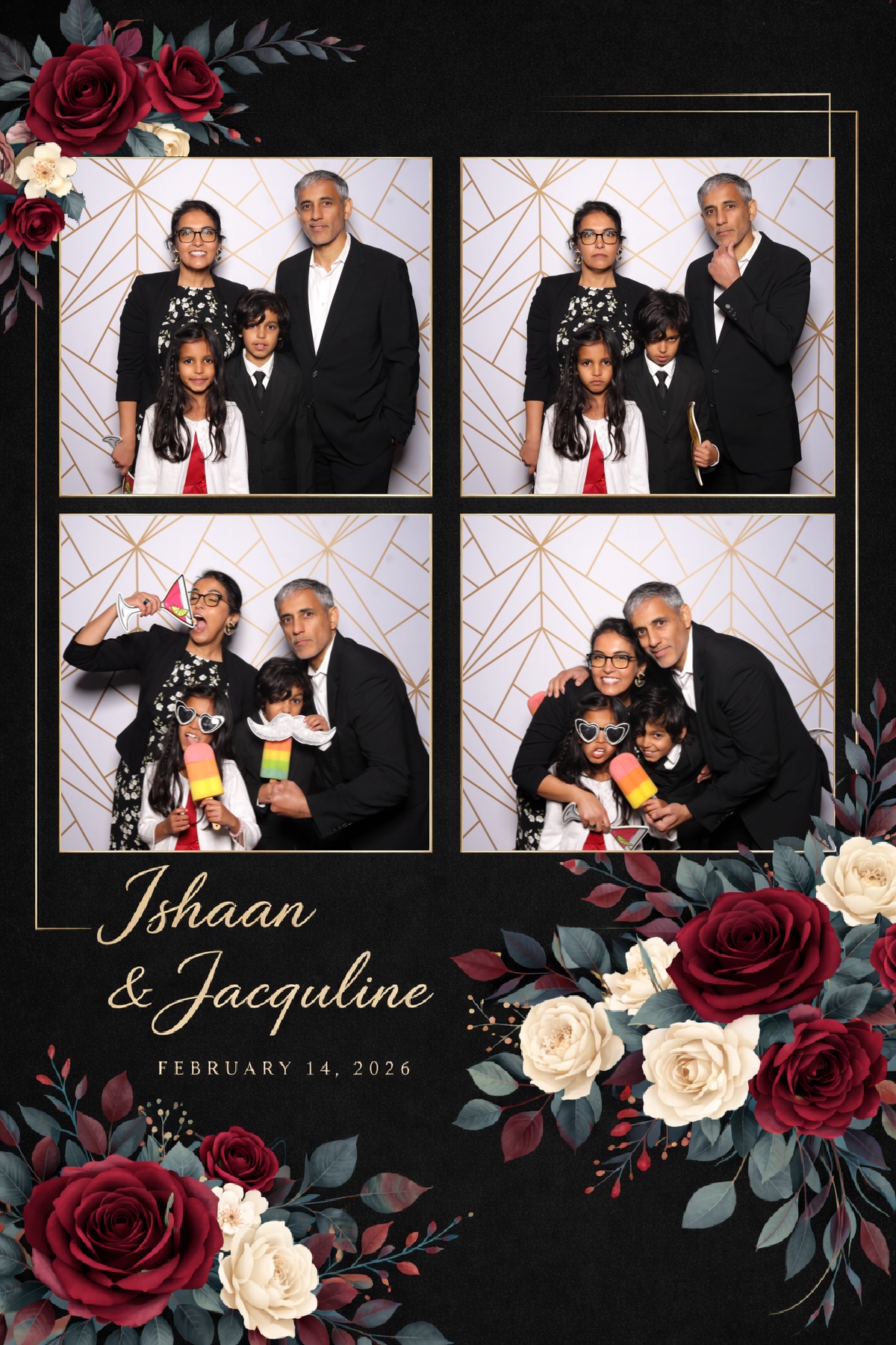 Ishaan + Jacqueline Wedding | View more photos from the event at v1.boothgallery.com/u/PhabPhotobooth/Ishaan-Jacqueline-Wedding