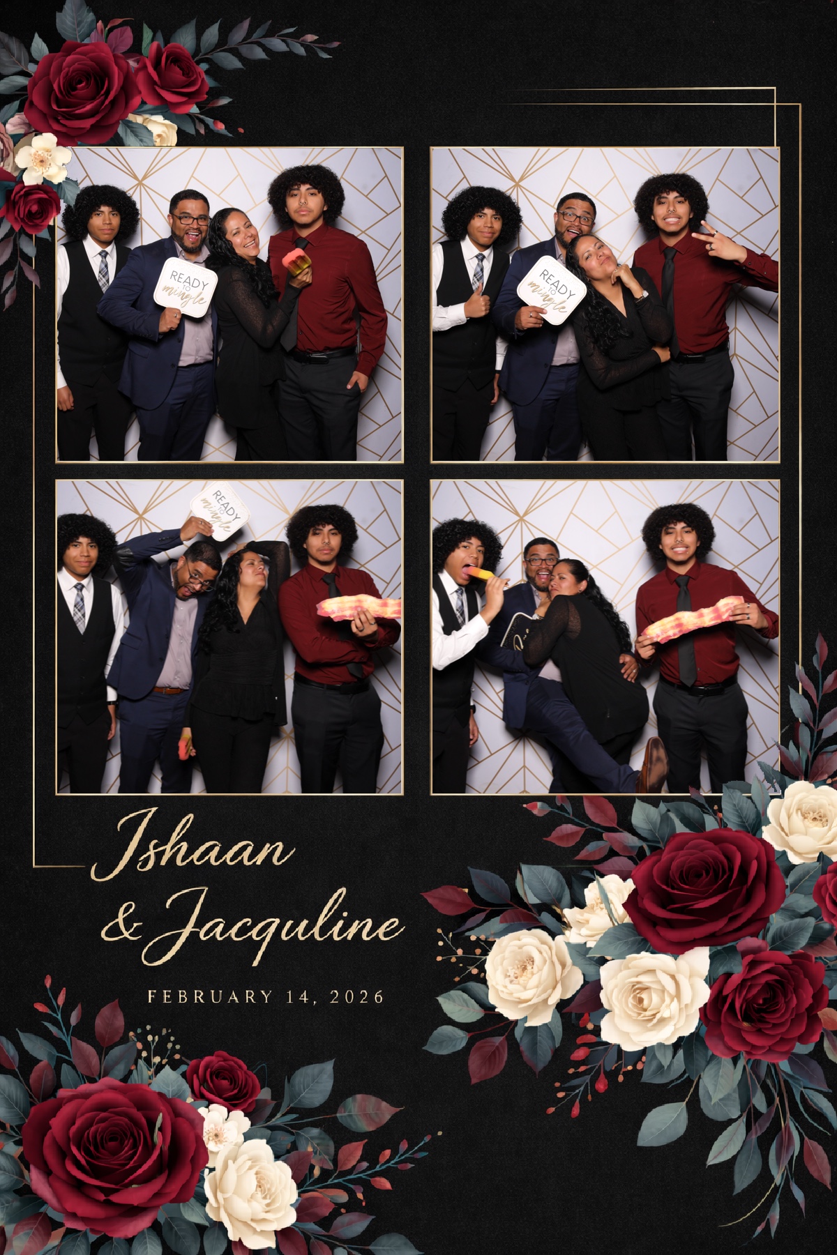 Ishaan + Jacqueline Wedding | View more photos from the event at v1.boothgallery.com/u/PhabPhotobooth/Ishaan-Jacqueline-Wedding