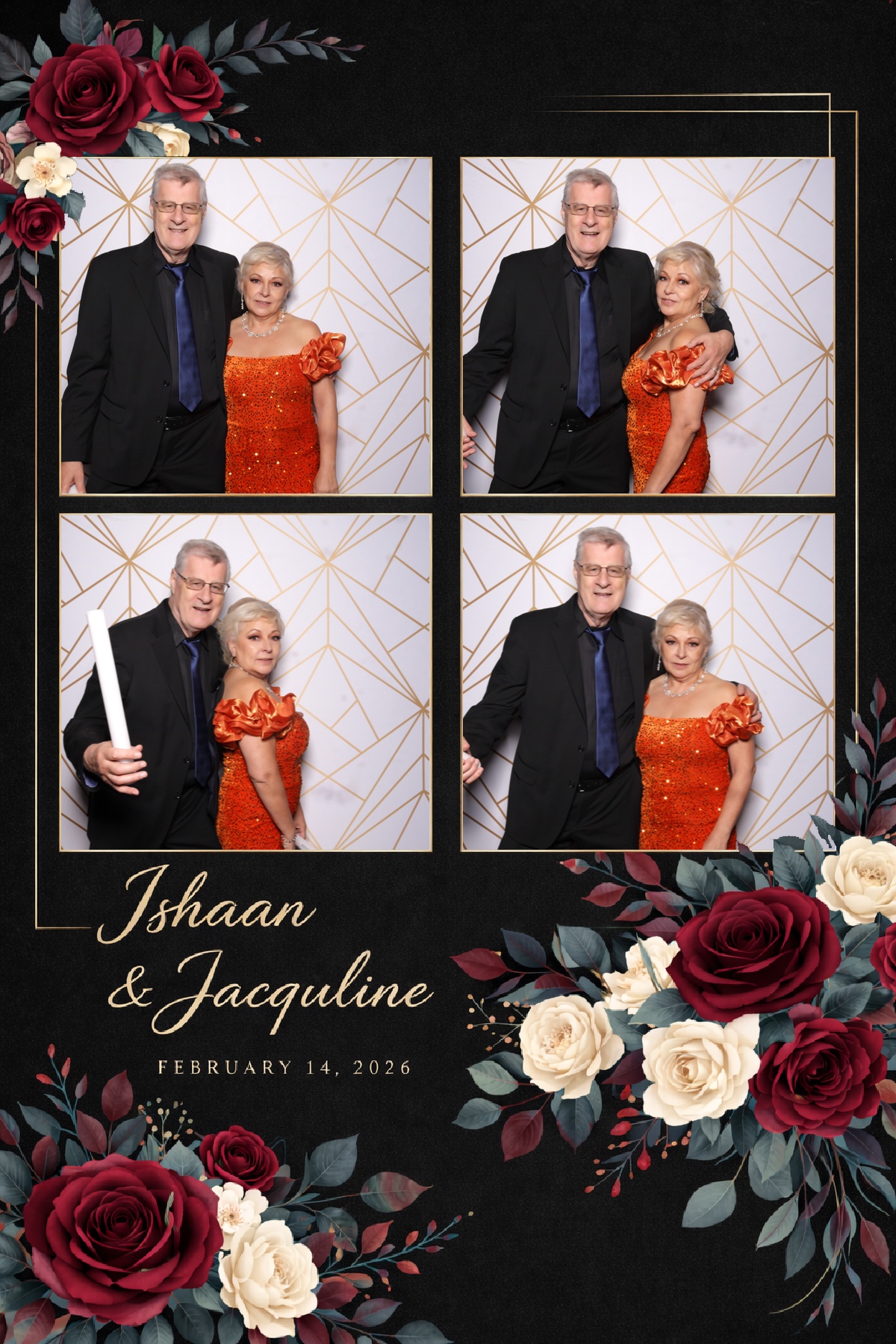 Ishaan + Jacqueline Wedding | View more photos from the event at v1.boothgallery.com/u/PhabPhotobooth/Ishaan-Jacqueline-Wedding