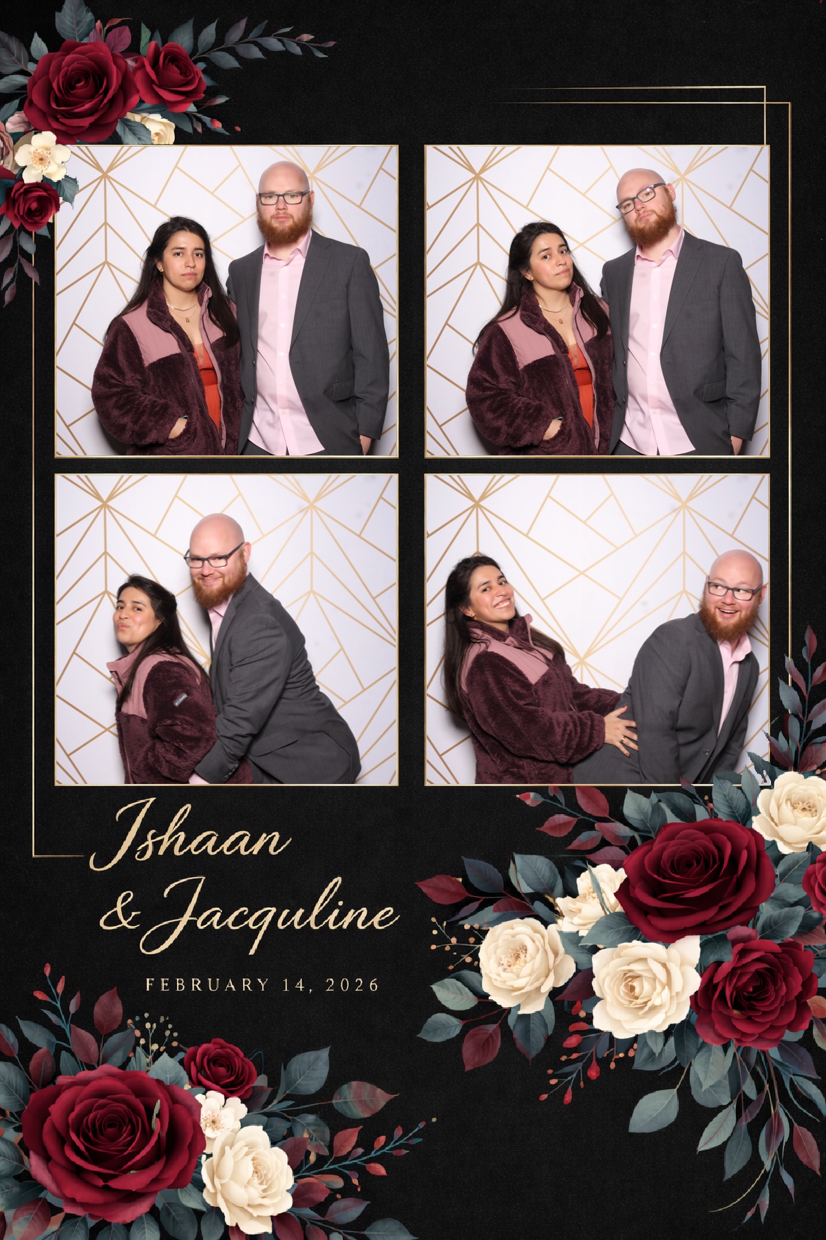 Ishaan + Jacqueline Wedding | View more photos from the event at v1.boothgallery.com/u/PhabPhotobooth/Ishaan-Jacqueline-Wedding