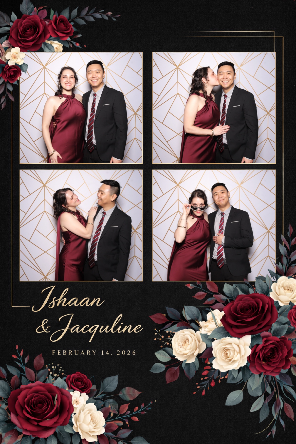 Ishaan + Jacqueline Wedding | View more photos from the event at v1.boothgallery.com/u/PhabPhotobooth/Ishaan-Jacqueline-Wedding