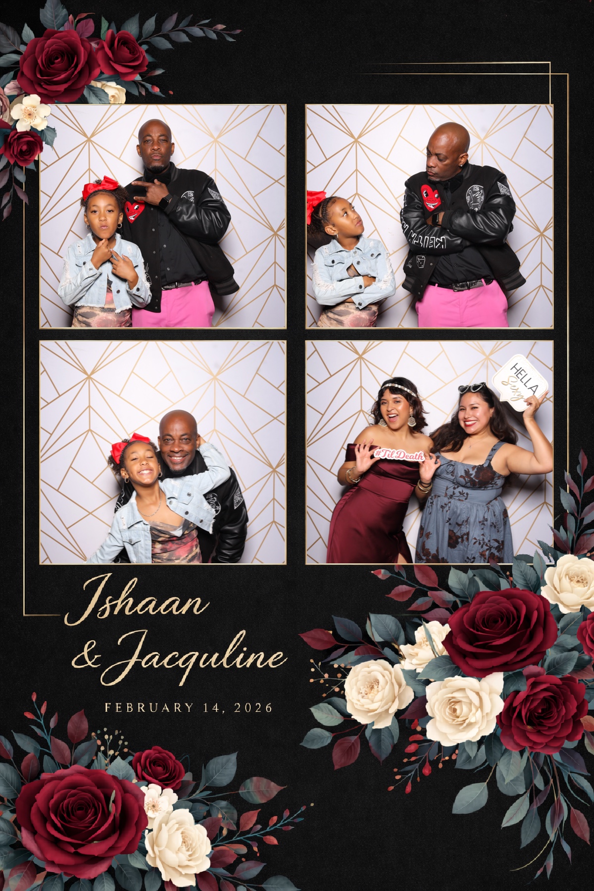 Ishaan + Jacqueline Wedding | View more photos from the event at v1.boothgallery.com/u/PhabPhotobooth/Ishaan-Jacqueline-Wedding