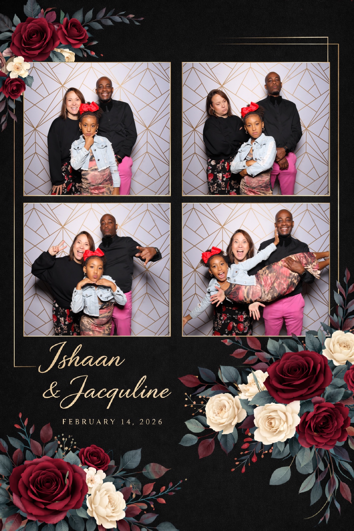 Ishaan + Jacqueline Wedding | View more photos from the event at v1.boothgallery.com/u/PhabPhotobooth/Ishaan-Jacqueline-Wedding