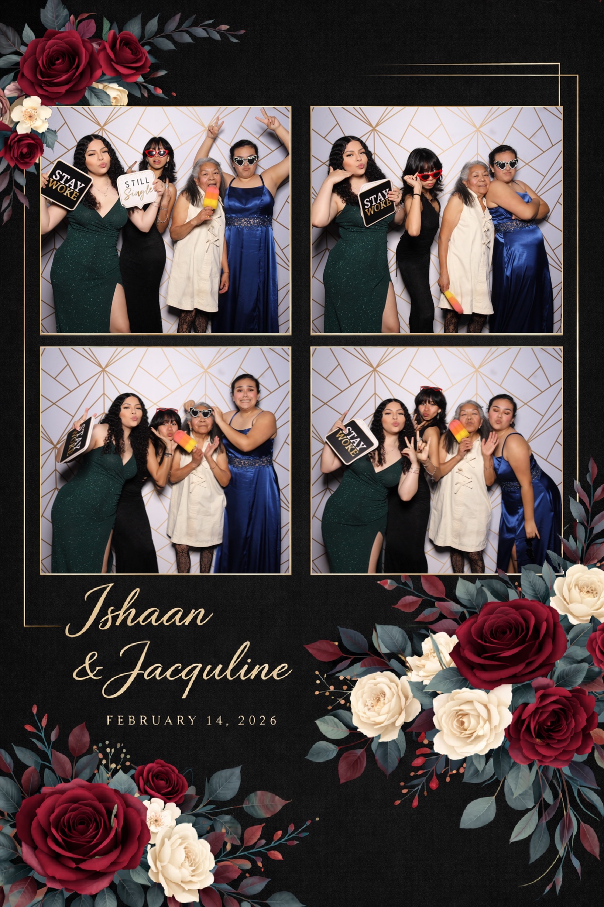 Ishaan + Jacqueline Wedding | View more photos from the event at v1.boothgallery.com/u/PhabPhotobooth/Ishaan-Jacqueline-Wedding