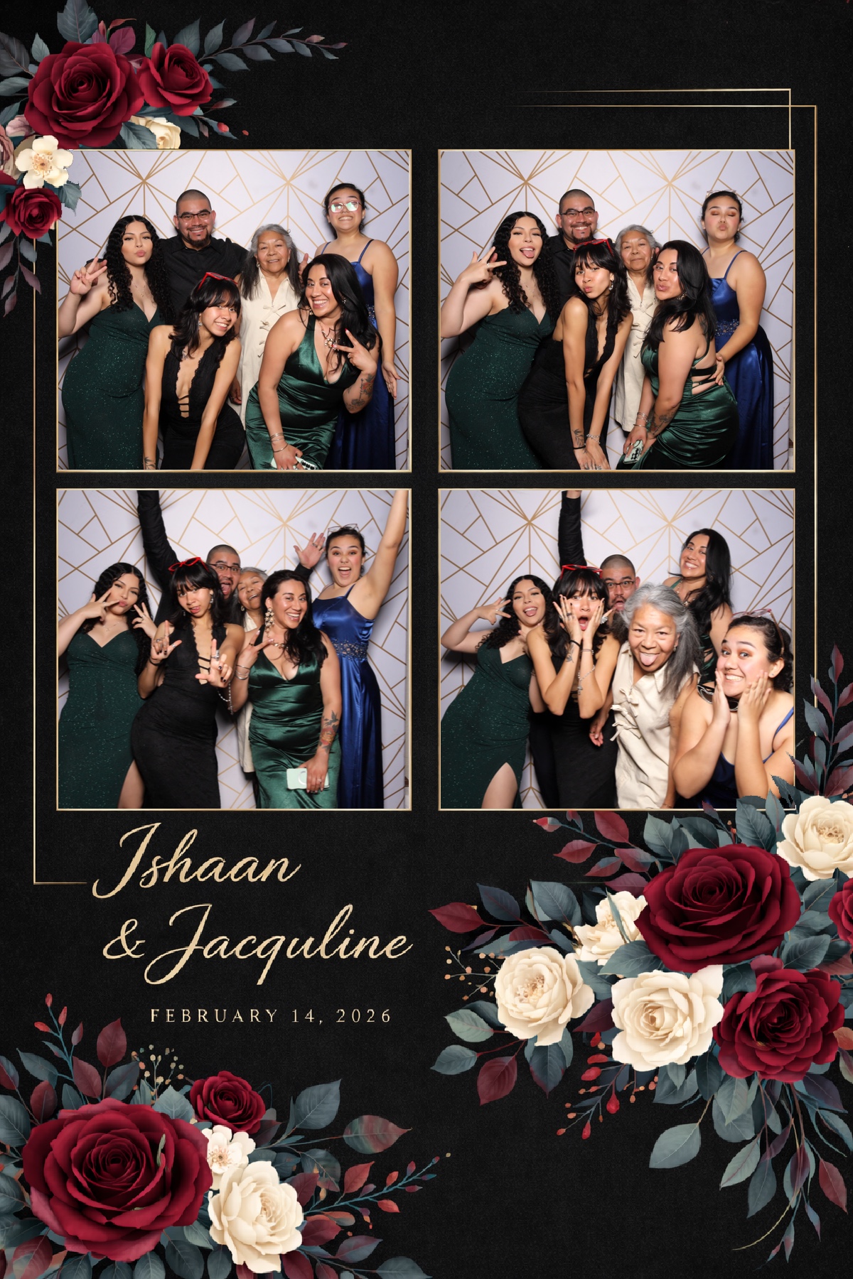 Ishaan + Jacqueline Wedding | View more photos from the event at v1.boothgallery.com/u/PhabPhotobooth/Ishaan-Jacqueline-Wedding