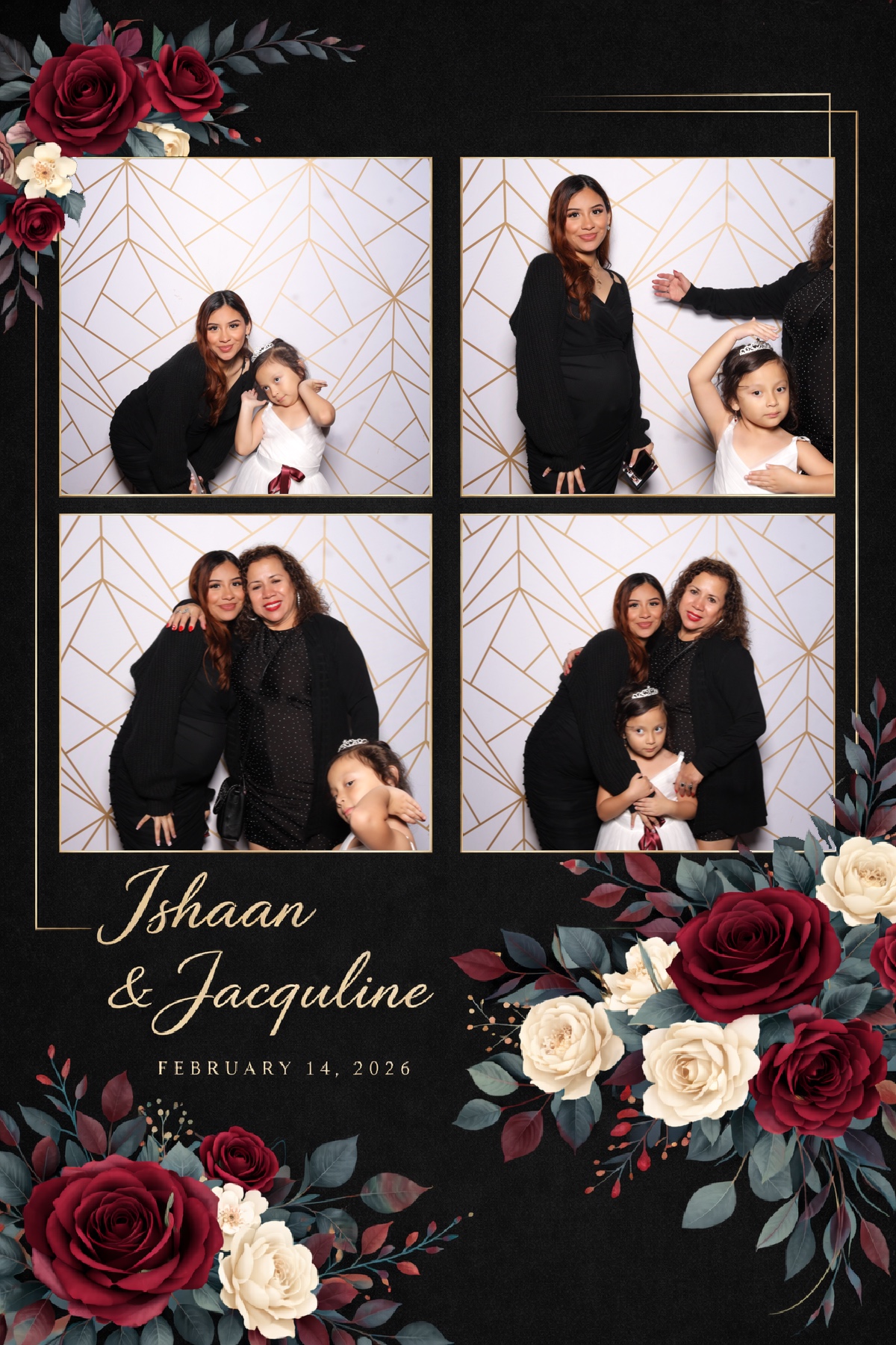 Ishaan + Jacqueline Wedding | View more photos from the event at v1.boothgallery.com/u/PhabPhotobooth/Ishaan-Jacqueline-Wedding