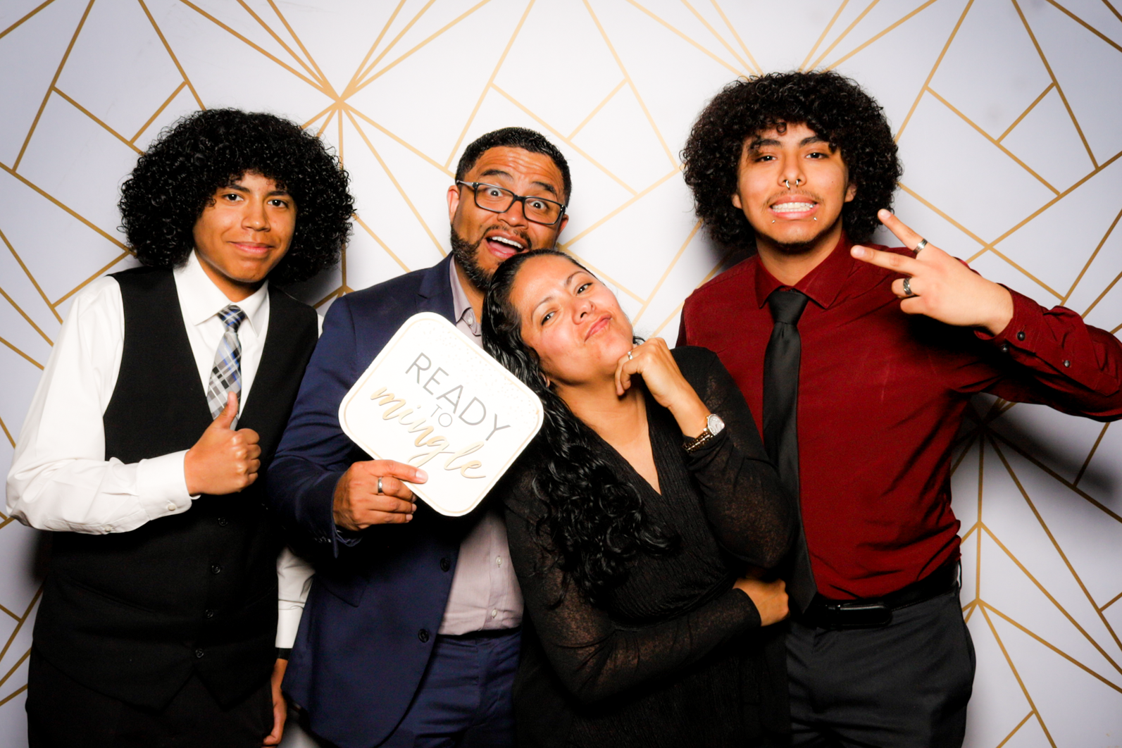 Ishaan + Jacqueline Wedding | View more photos from the event at v1.boothgallery.com/u/PhabPhotobooth/Ishaan-Jacqueline-Wedding