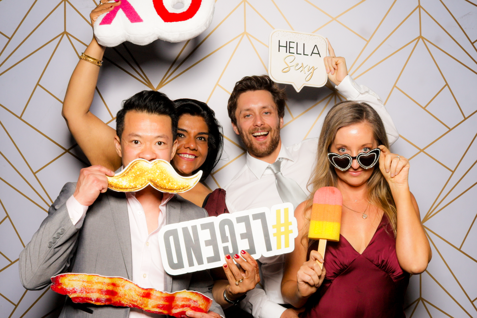 Ishaan + Jacqueline Wedding | View more photos from the event at v1.boothgallery.com/u/PhabPhotobooth/Ishaan-Jacqueline-Wedding