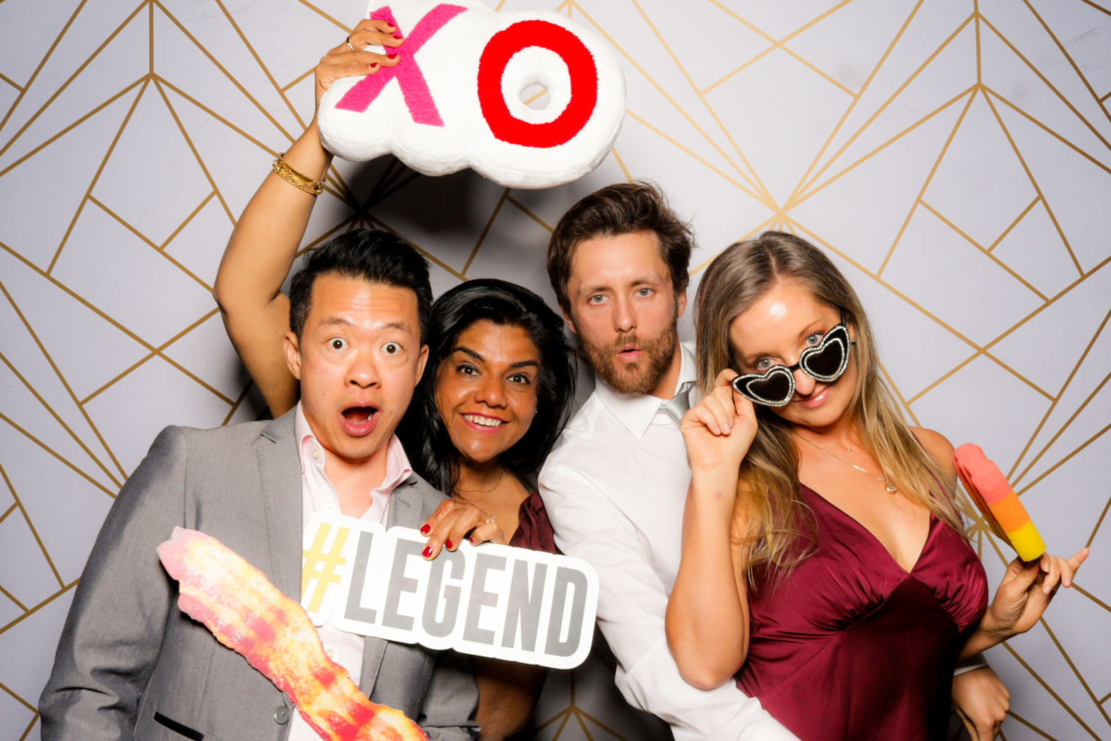 Ishaan + Jacqueline Wedding | View more photos from the event at v1.boothgallery.com/u/PhabPhotobooth/Ishaan-Jacqueline-Wedding