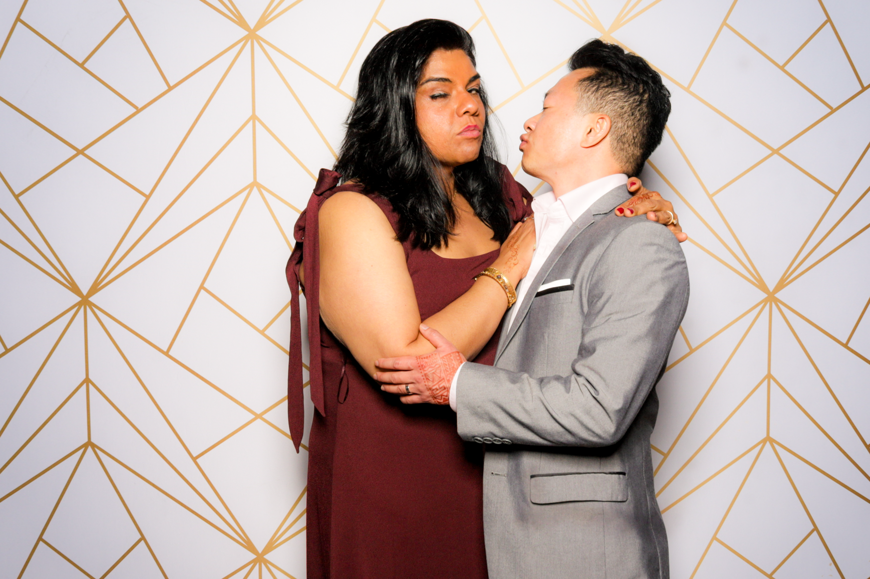 Ishaan + Jacqueline Wedding | View more photos from the event at v1.boothgallery.com/u/PhabPhotobooth/Ishaan-Jacqueline-Wedding