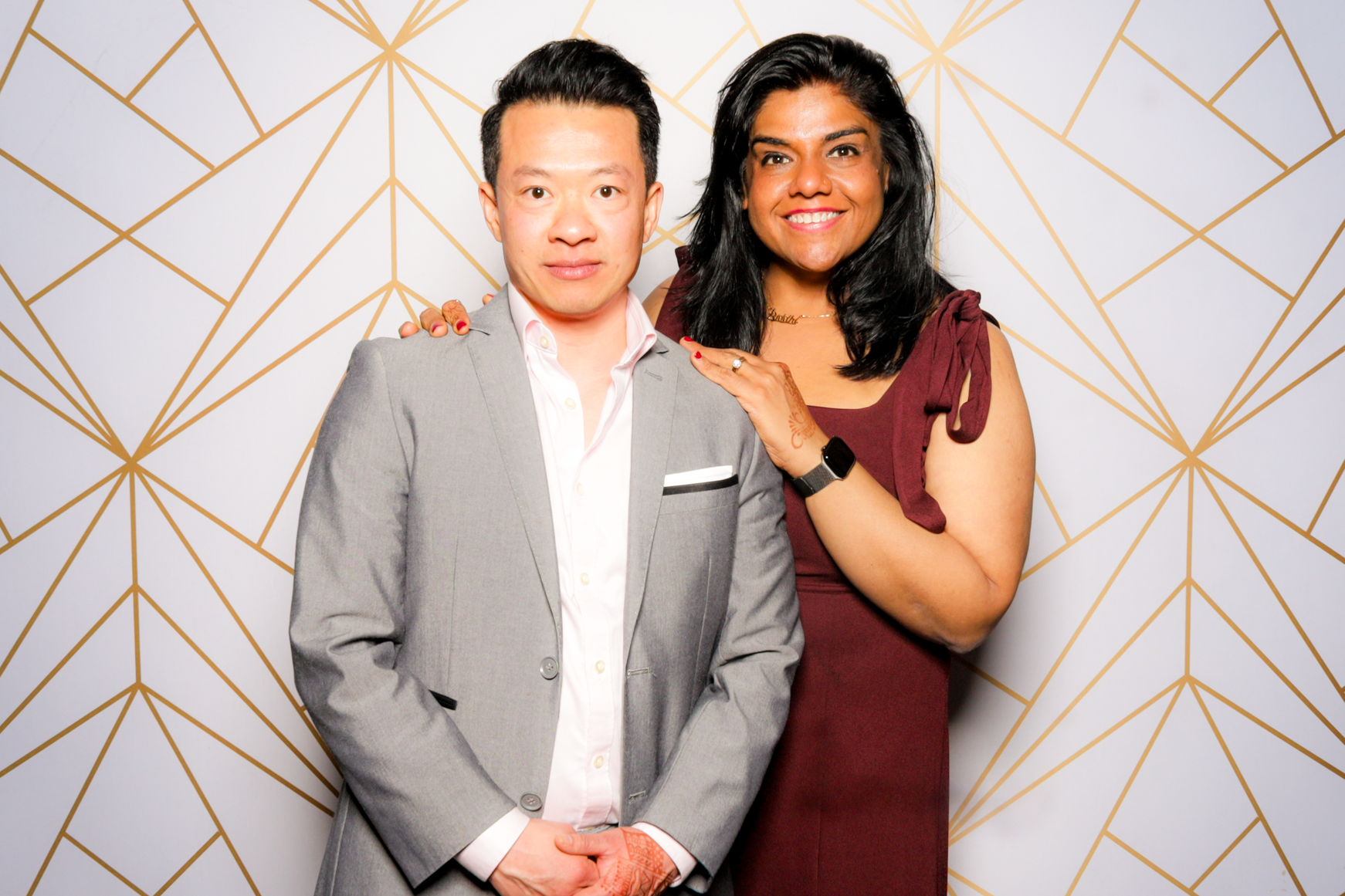 Ishaan + Jacqueline Wedding | View more photos from the event at v1.boothgallery.com/u/PhabPhotobooth/Ishaan-Jacqueline-Wedding