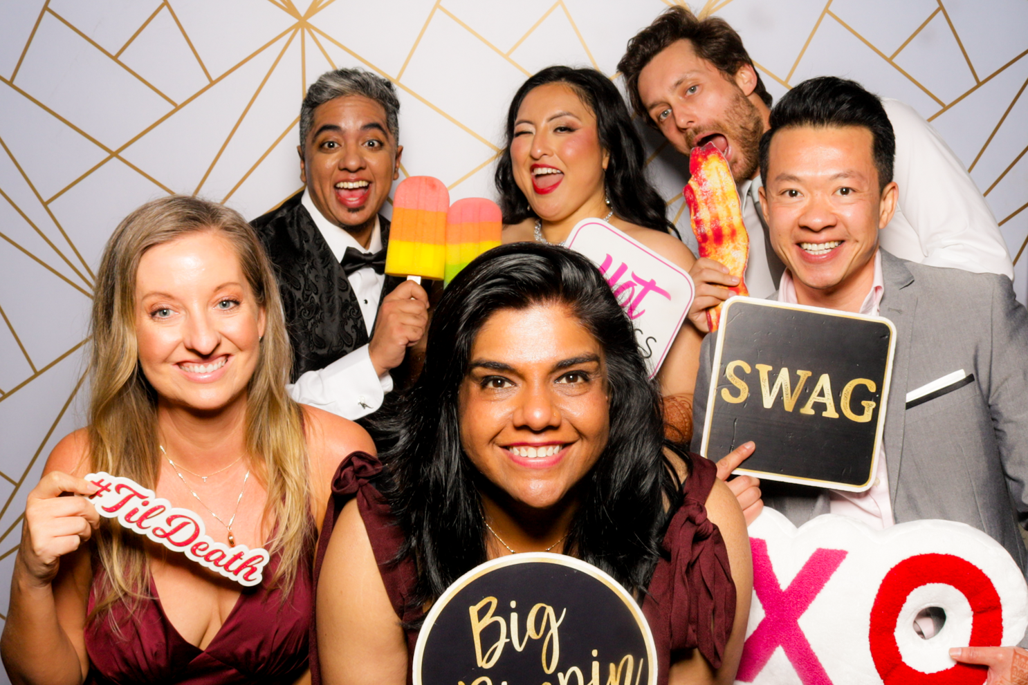 Ishaan + Jacqueline Wedding | View more photos from the event at v1.boothgallery.com/u/PhabPhotobooth/Ishaan-Jacqueline-Wedding