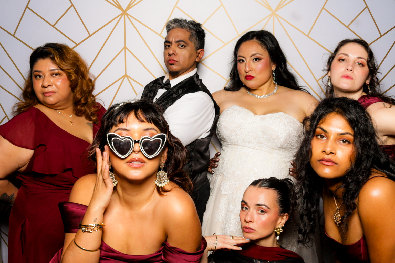 Ishaan + Jacqueline Wedding | View more photos from the event at v1.boothgallery.com/u/PhabPhotobooth/Ishaan-Jacqueline-Wedding