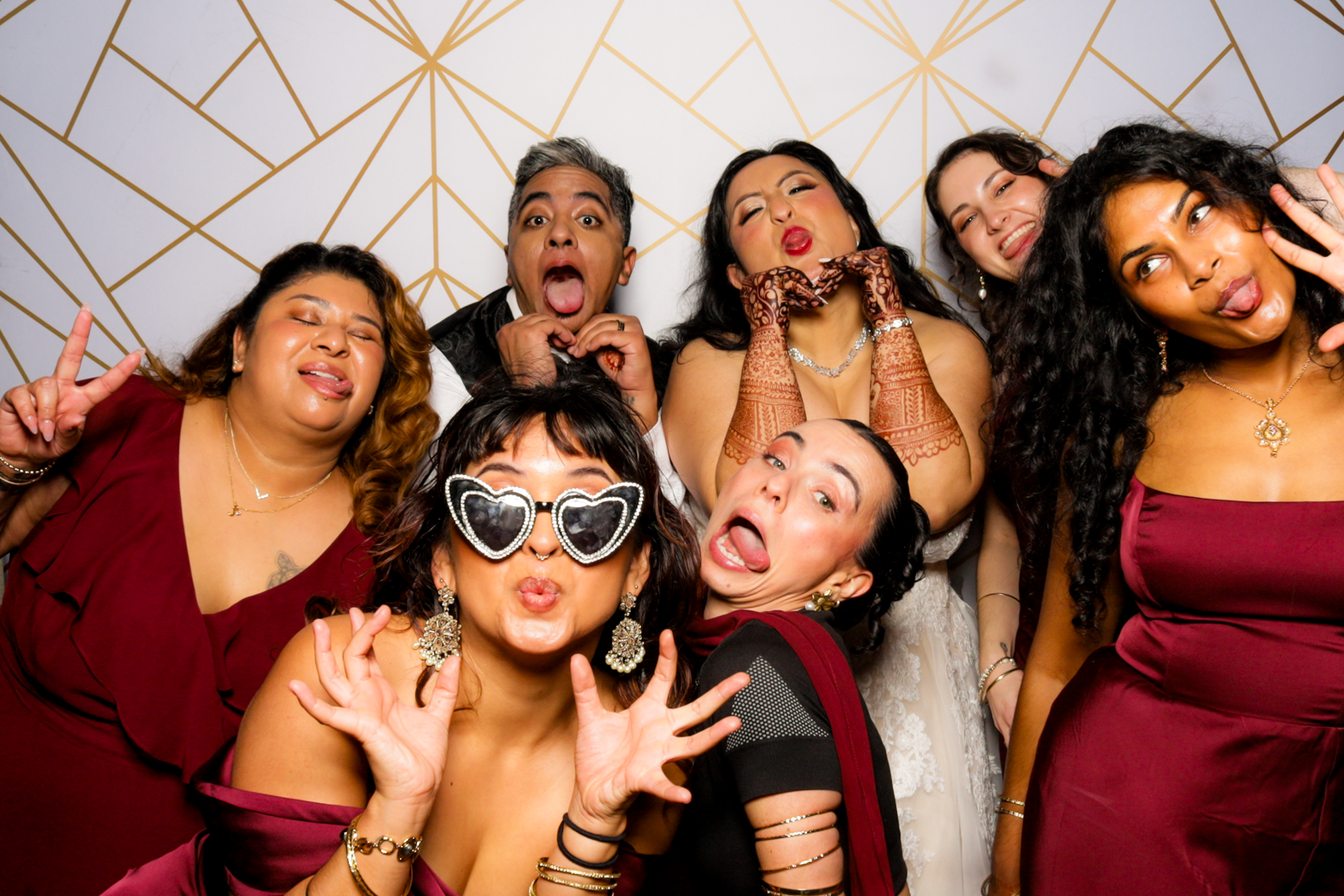 Ishaan + Jacqueline Wedding | View more photos from the event at v1.boothgallery.com/u/PhabPhotobooth/Ishaan-Jacqueline-Wedding