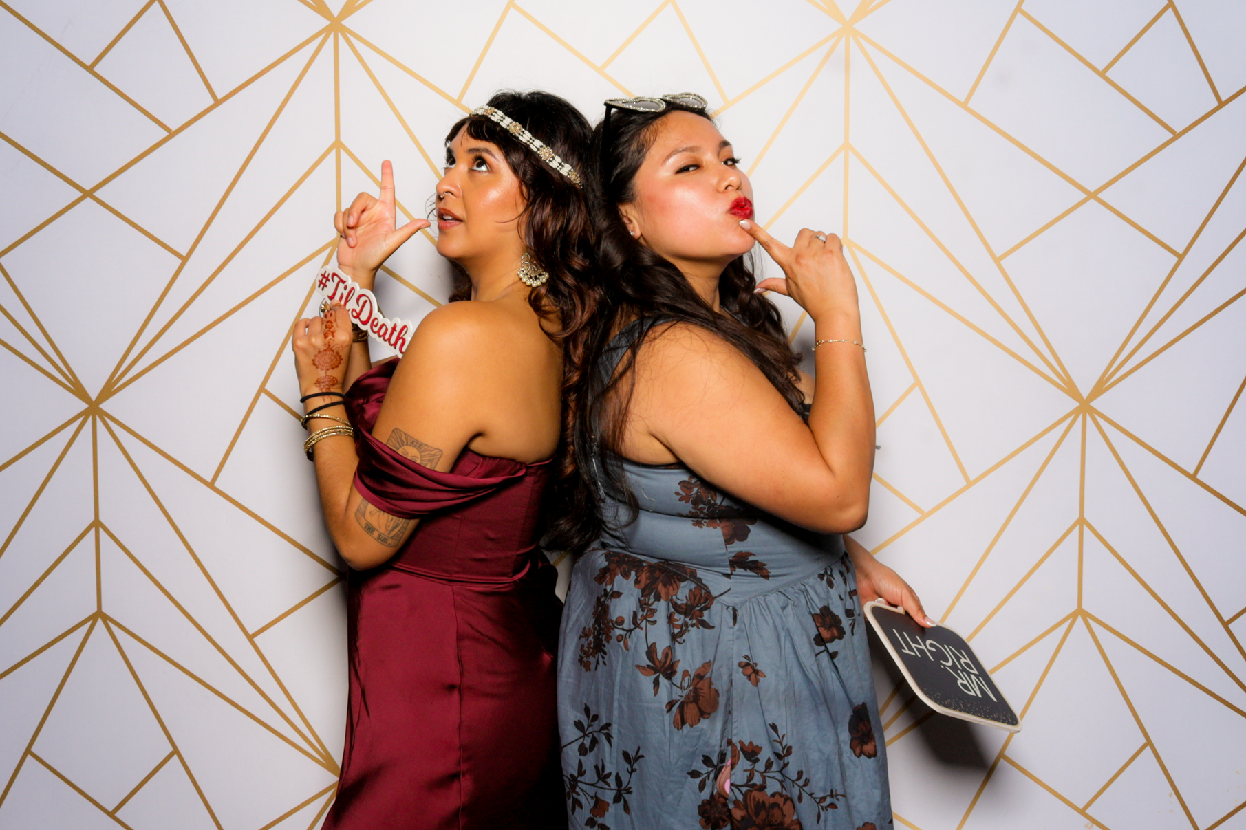 Ishaan + Jacqueline Wedding | View more photos from the event at v1.boothgallery.com/u/PhabPhotobooth/Ishaan-Jacqueline-Wedding