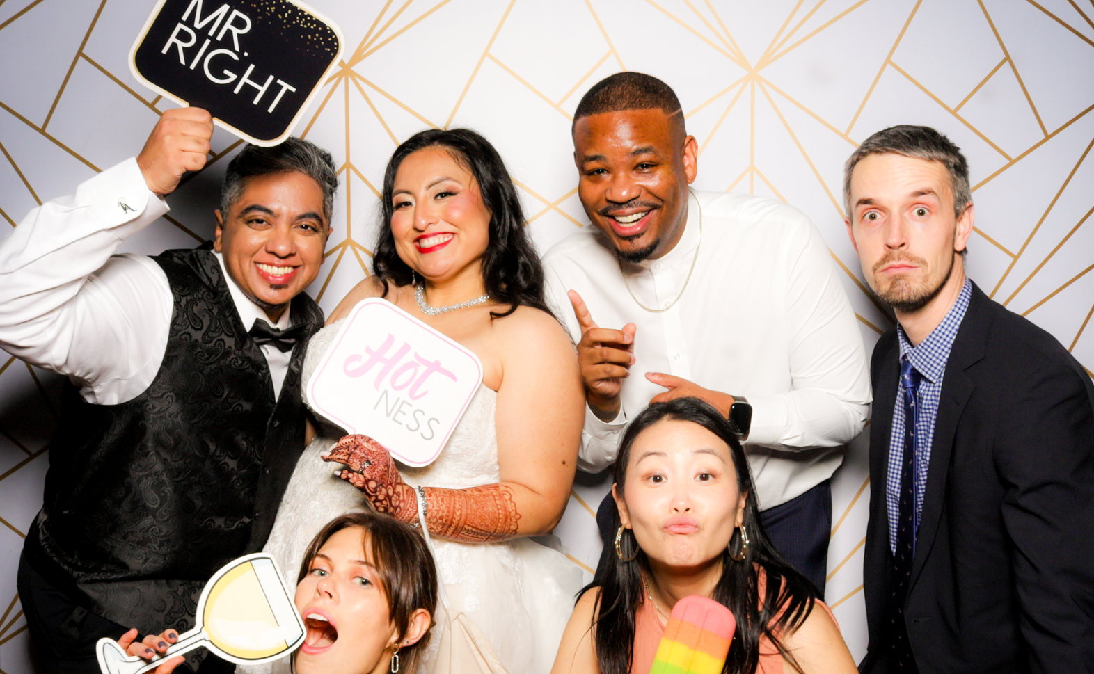 Ishaan + Jacqueline Wedding | View more photos from the event at v1.boothgallery.com/u/PhabPhotobooth/Ishaan-Jacqueline-Wedding