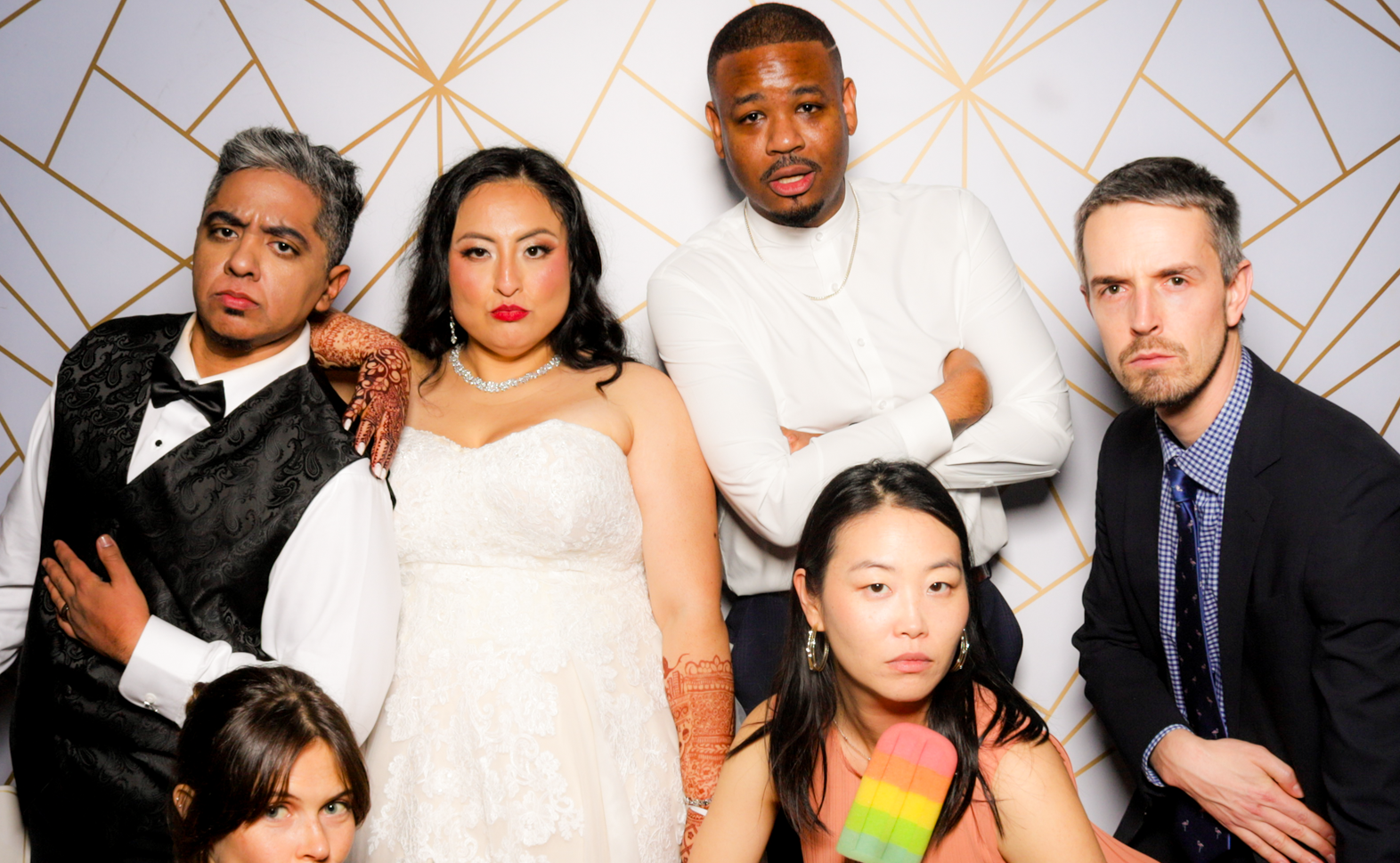 Ishaan + Jacqueline Wedding | View more photos from the event at v1.boothgallery.com/u/PhabPhotobooth/Ishaan-Jacqueline-Wedding