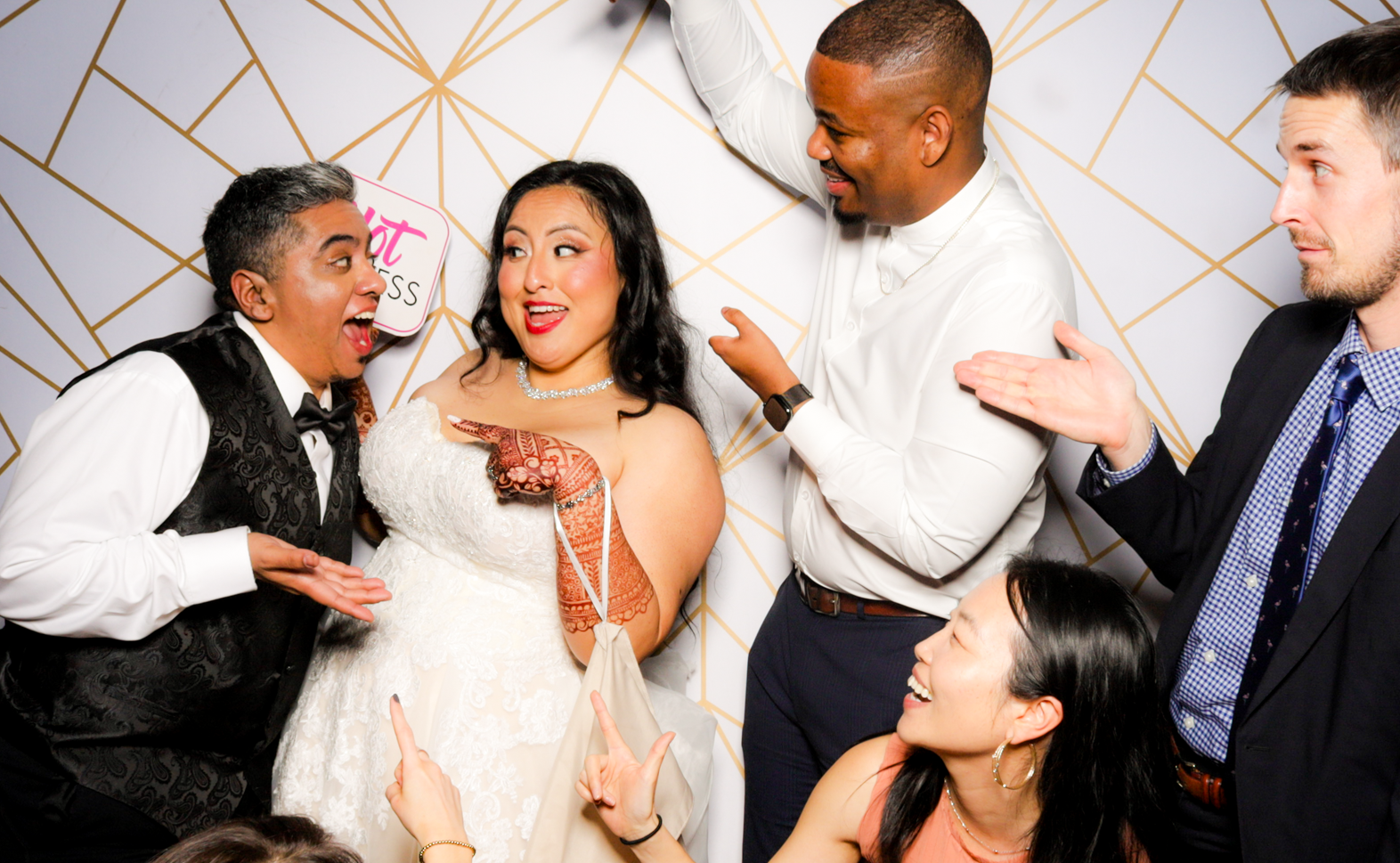 Ishaan + Jacqueline Wedding | View more photos from the event at v1.boothgallery.com/u/PhabPhotobooth/Ishaan-Jacqueline-Wedding