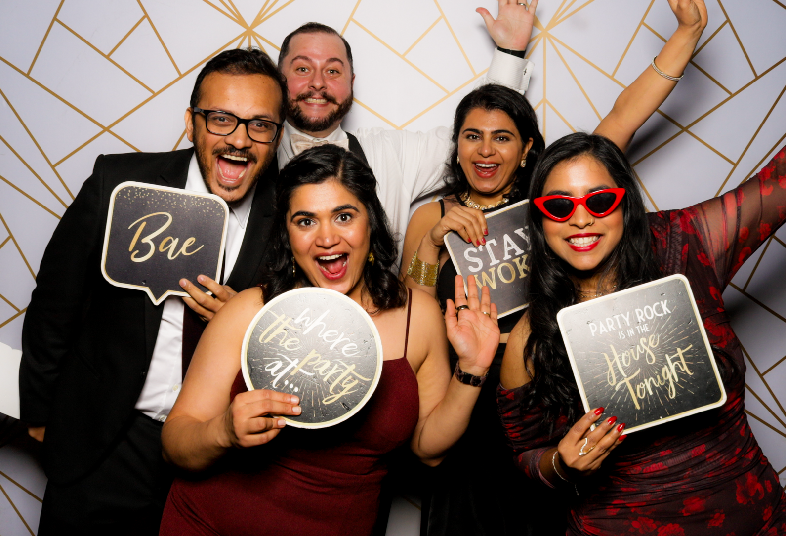 Ishaan + Jacqueline Wedding | View more photos from the event at v1.boothgallery.com/u/PhabPhotobooth/Ishaan-Jacqueline-Wedding