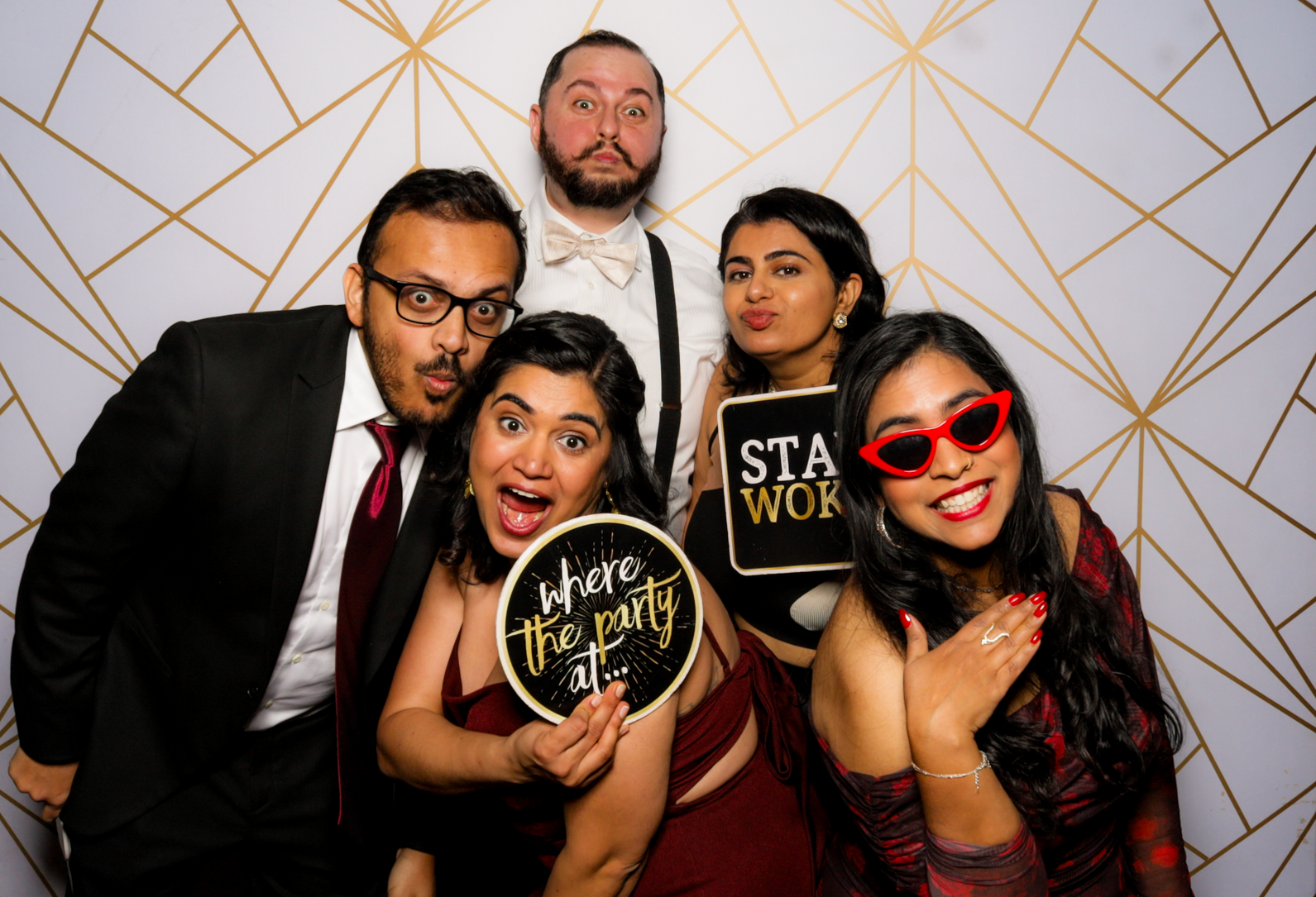 Ishaan + Jacqueline Wedding | View more photos from the event at v1.boothgallery.com/u/PhabPhotobooth/Ishaan-Jacqueline-Wedding