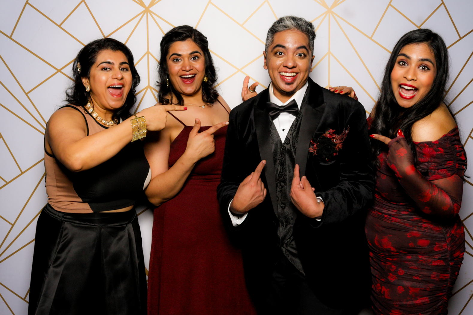 Ishaan + Jacqueline Wedding | View more photos from the event at v1.boothgallery.com/u/PhabPhotobooth/Ishaan-Jacqueline-Wedding