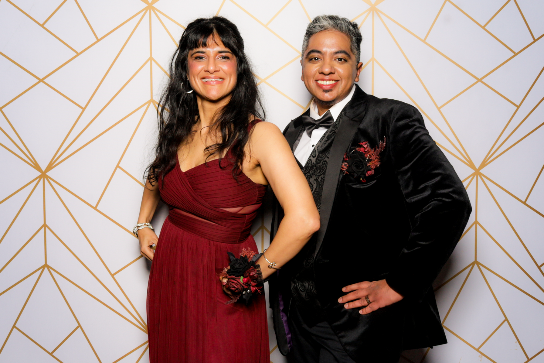 Ishaan + Jacqueline Wedding | View more photos from the event at v1.boothgallery.com/u/PhabPhotobooth/Ishaan-Jacqueline-Wedding