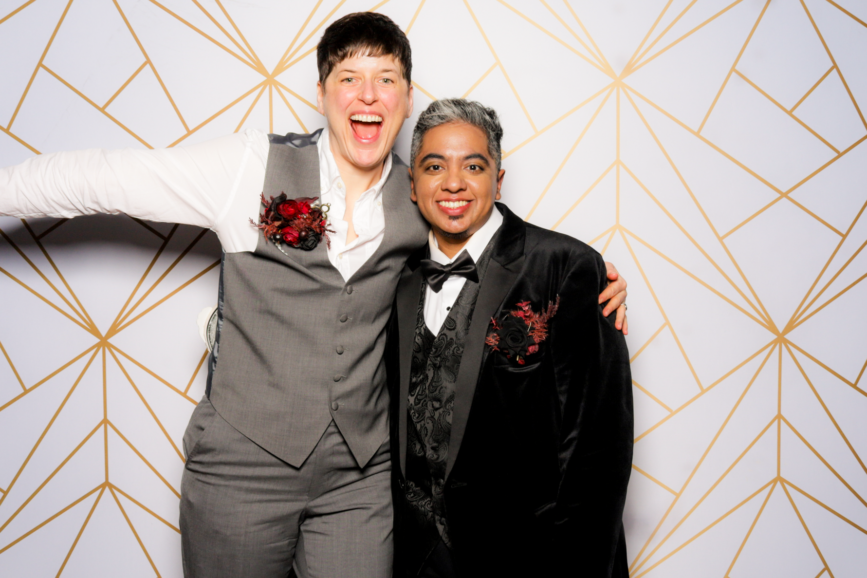 Ishaan + Jacqueline Wedding | View more photos from the event at v1.boothgallery.com/u/PhabPhotobooth/Ishaan-Jacqueline-Wedding