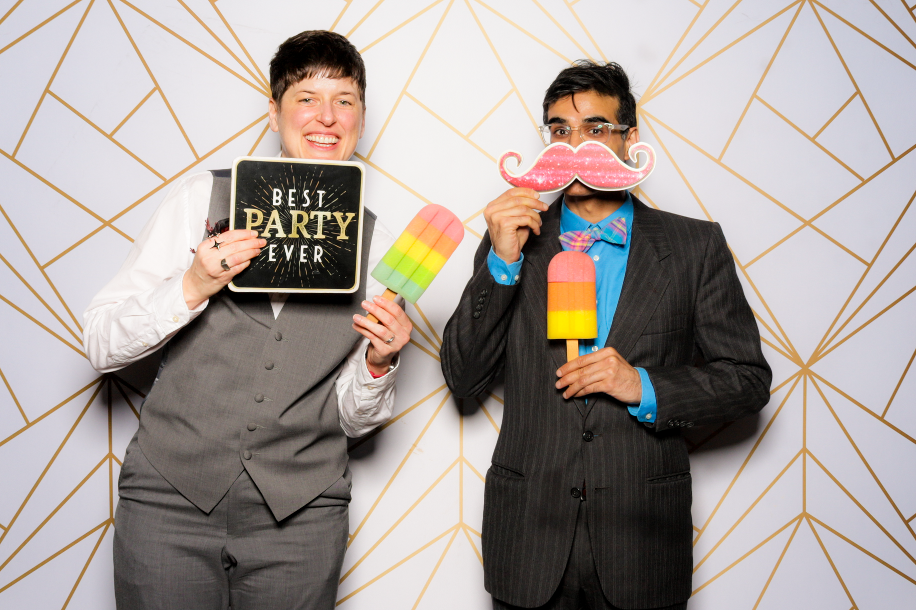 Ishaan + Jacqueline Wedding | View more photos from the event at v1.boothgallery.com/u/PhabPhotobooth/Ishaan-Jacqueline-Wedding