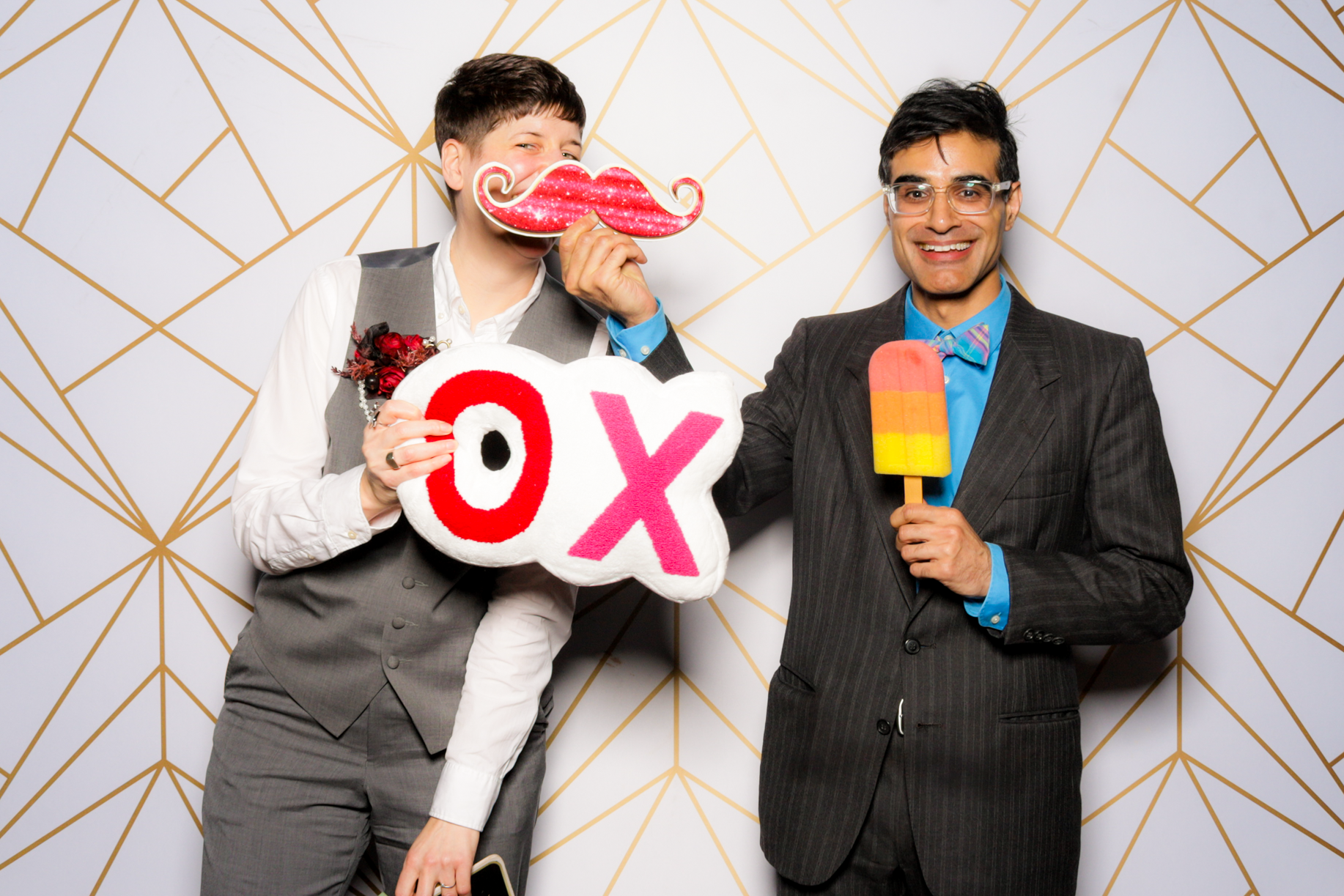 Ishaan + Jacqueline Wedding | View more photos from the event at v1.boothgallery.com/u/PhabPhotobooth/Ishaan-Jacqueline-Wedding