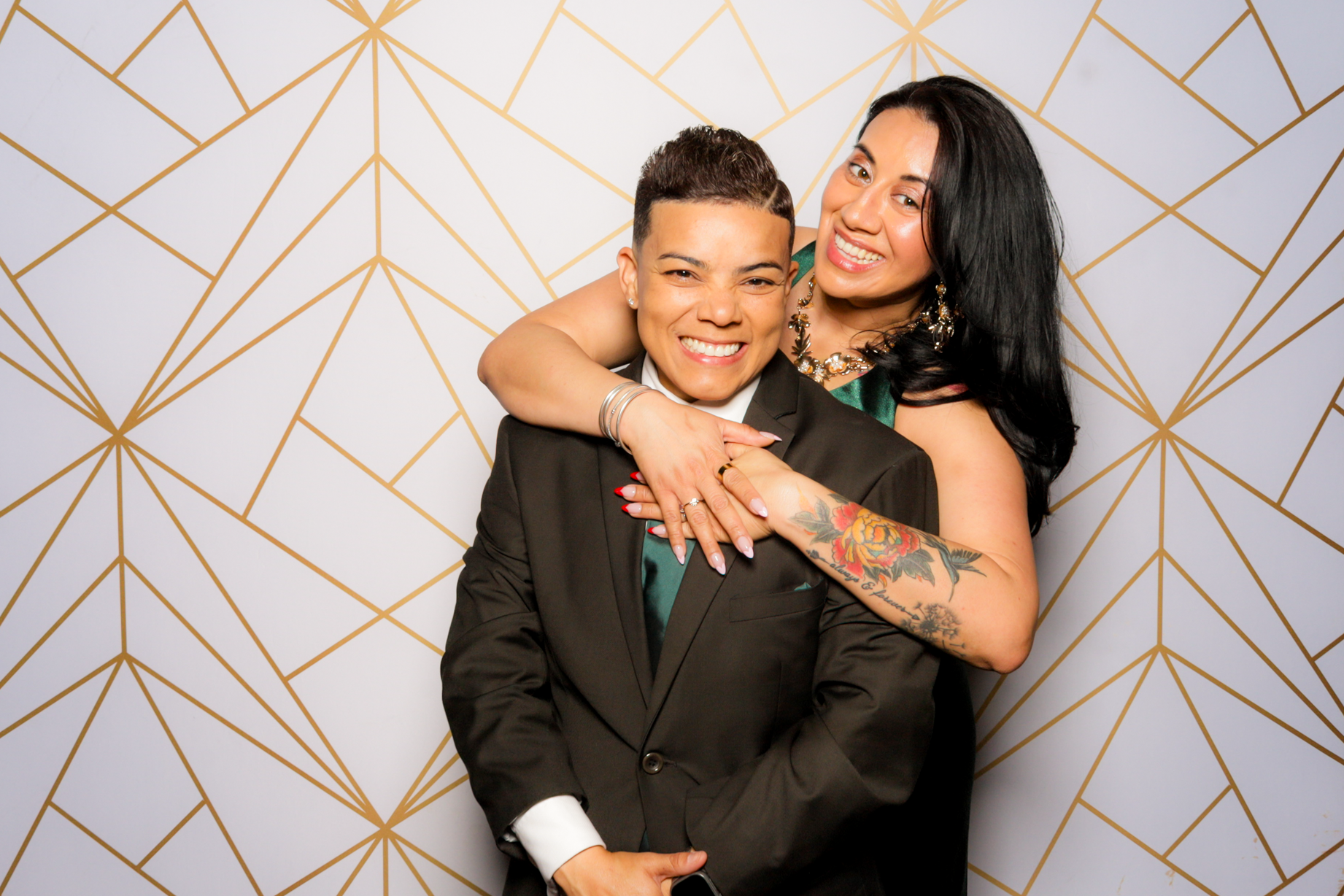 Ishaan + Jacqueline Wedding | View more photos from the event at v1.boothgallery.com/u/PhabPhotobooth/Ishaan-Jacqueline-Wedding