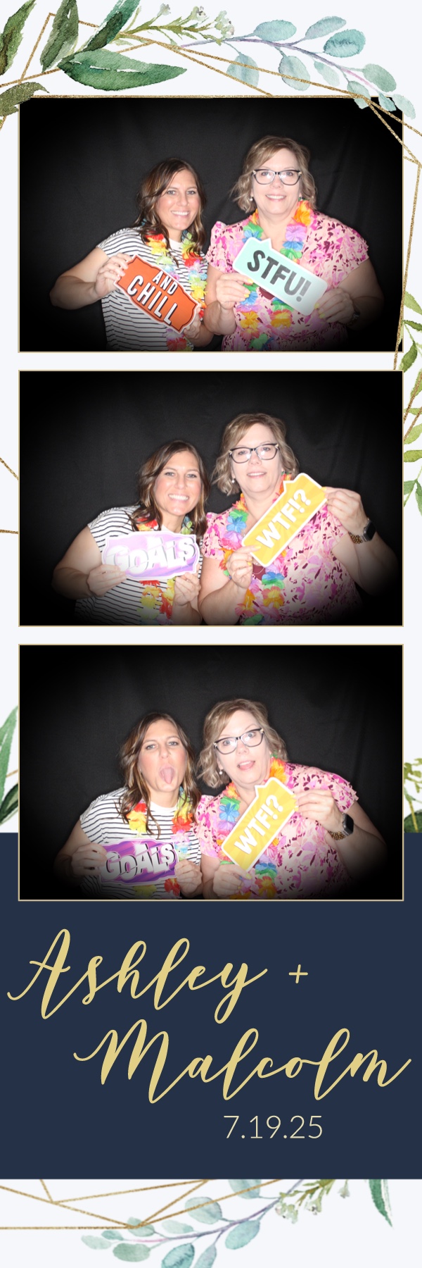 Ashley and Malcolm | View more photos from the event at gallery.photoboothbillings.com/u/PhotoBoothBillings/Ashley-and-Malcolm