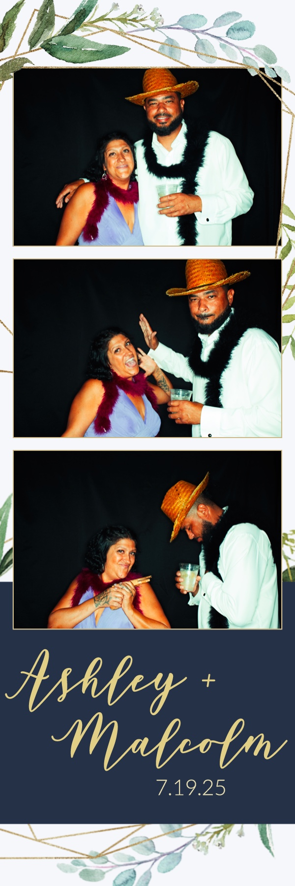 Ashley and Malcolm | View more photos from the event at gallery.photoboothbillings.com/u/PhotoBoothBillings/Ashley-and-Malcolm