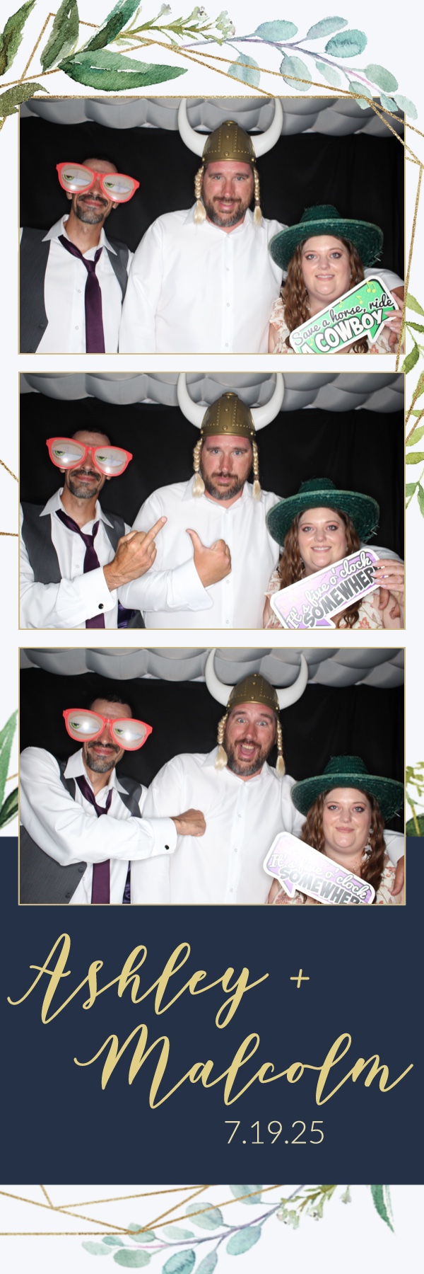 Ashley and Malcolm | View more photos from the event at gallery.photoboothbillings.com/u/PhotoBoothBillings/Ashley-and-Malcolm