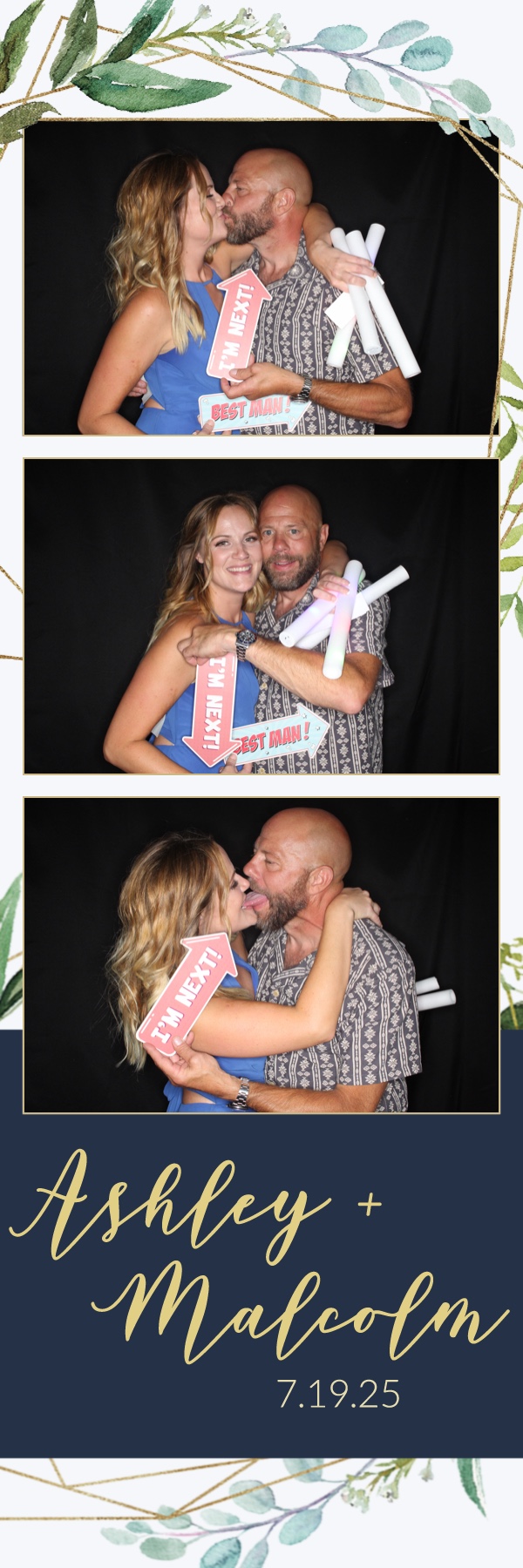 Ashley and Malcolm | View more photos from the event at gallery.photoboothbillings.com/u/PhotoBoothBillings/Ashley-and-Malcolm