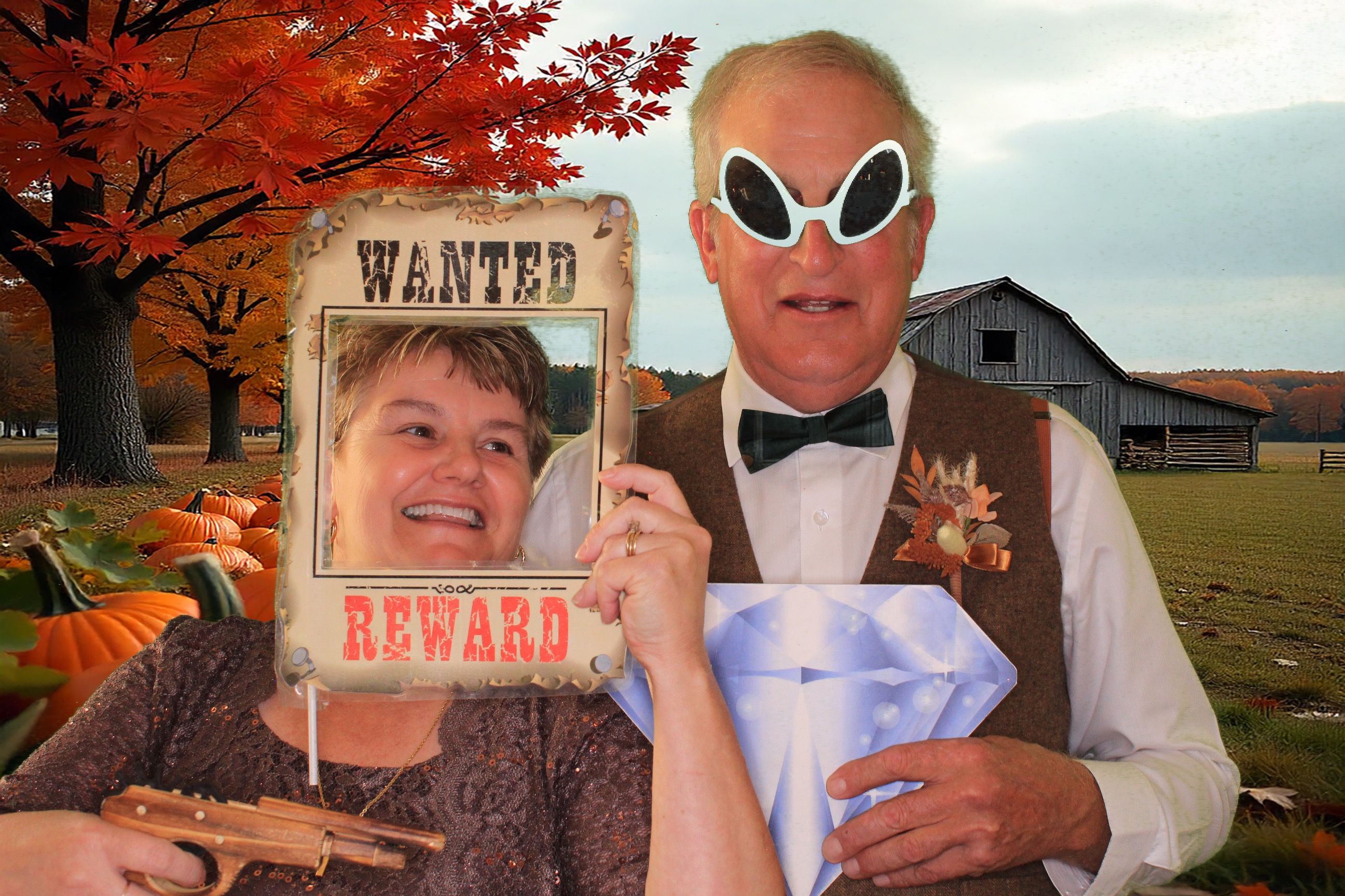 Day Lynn and Justin's Wedding | View more photos from the event at gallery.photoboothbillings.com/u/PhotoBoothBillings/Day-Lynn-and-Justins-Wedding