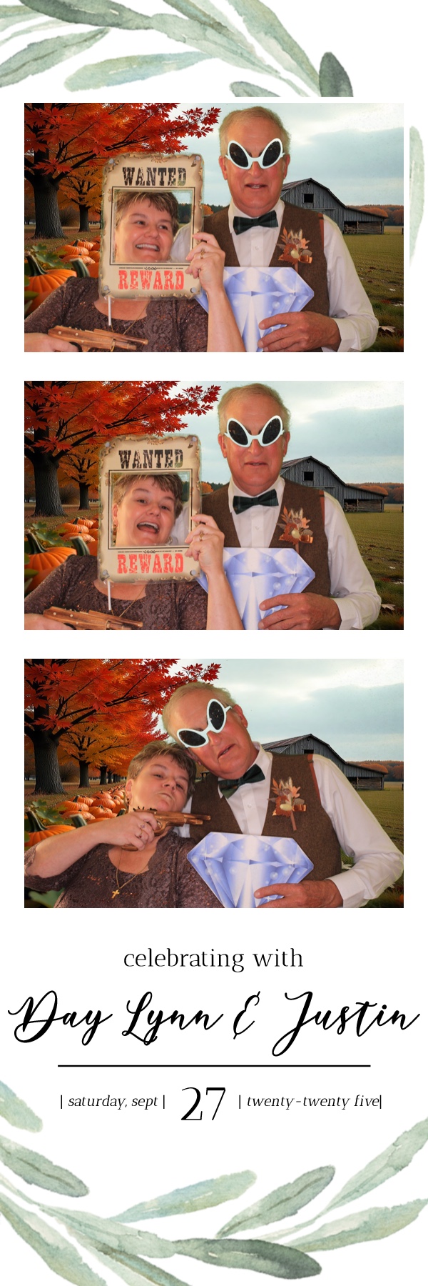 Day Lynn and Justin's Wedding | View more photos from the event at gallery.photoboothbillings.com/u/PhotoBoothBillings/Day-Lynn-and-Justins-Wedding