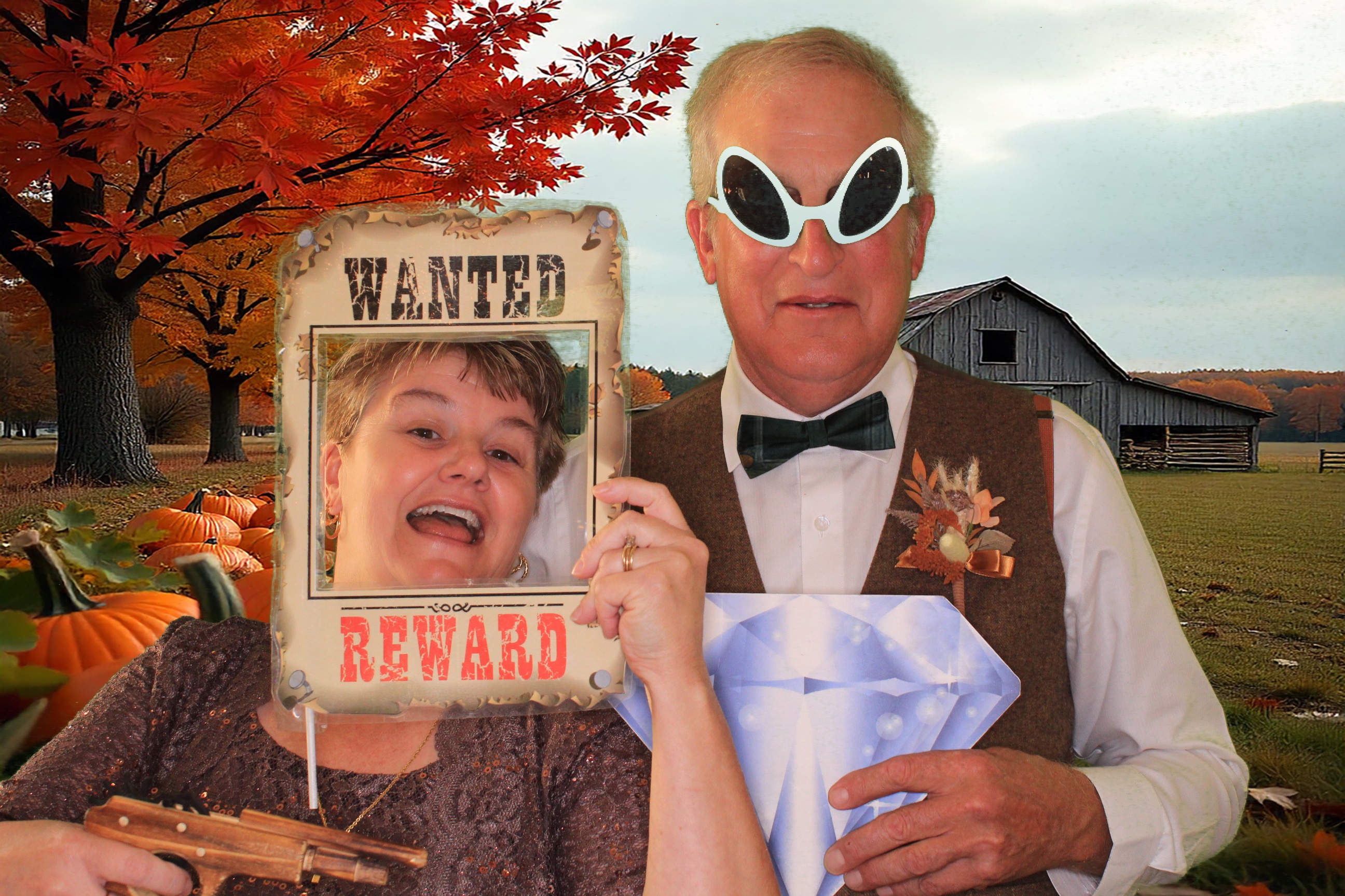 Day Lynn and Justin's Wedding | View more photos from the event at gallery.photoboothbillings.com/u/PhotoBoothBillings/Day-Lynn-and-Justins-Wedding