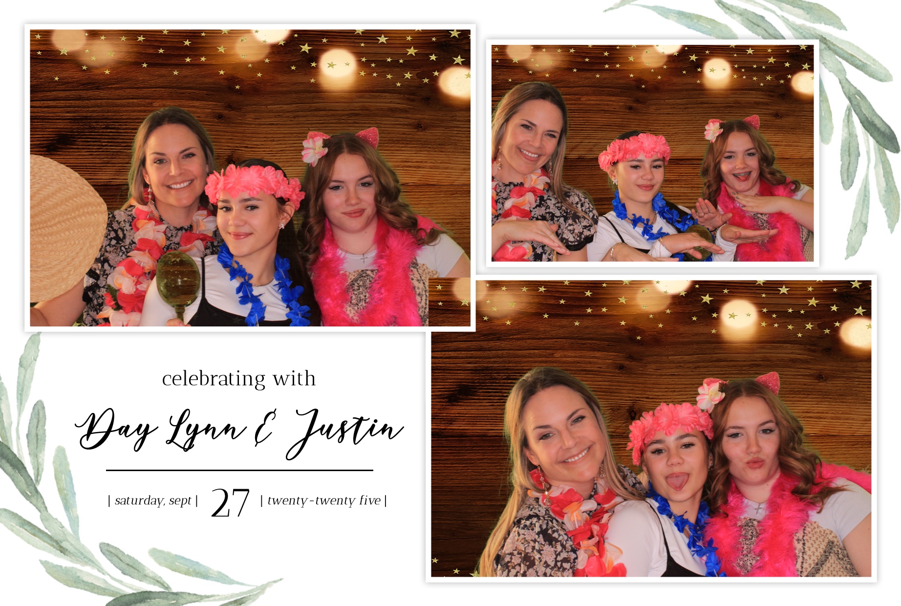 Day Lynn and Justin's Wedding | View more photos from the event at gallery.photoboothbillings.com/u/PhotoBoothBillings/Day-Lynn-and-Justins-Wedding