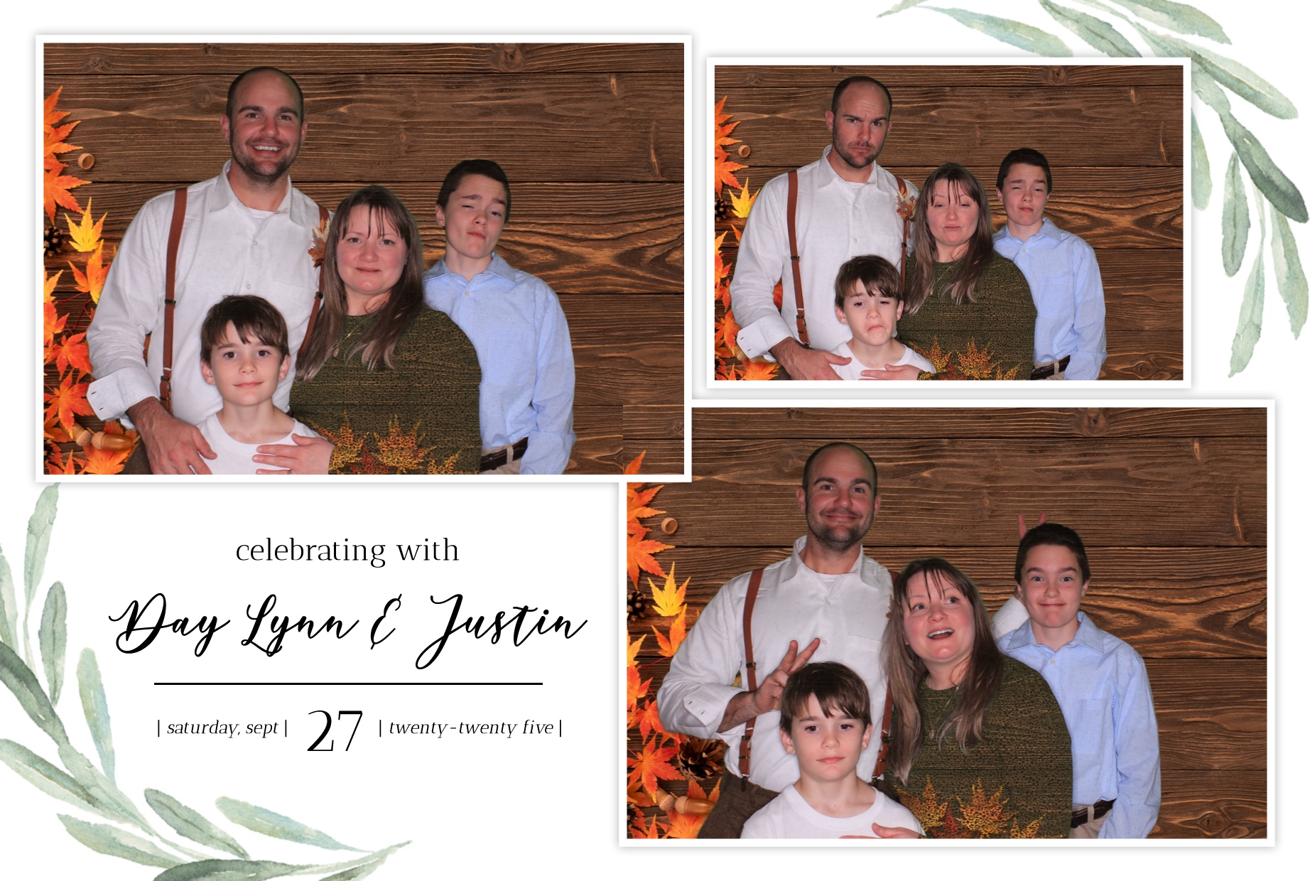 Day Lynn and Justin's Wedding | View more photos from the event at gallery.photoboothbillings.com/u/PhotoBoothBillings/Day-Lynn-and-Justins-Wedding