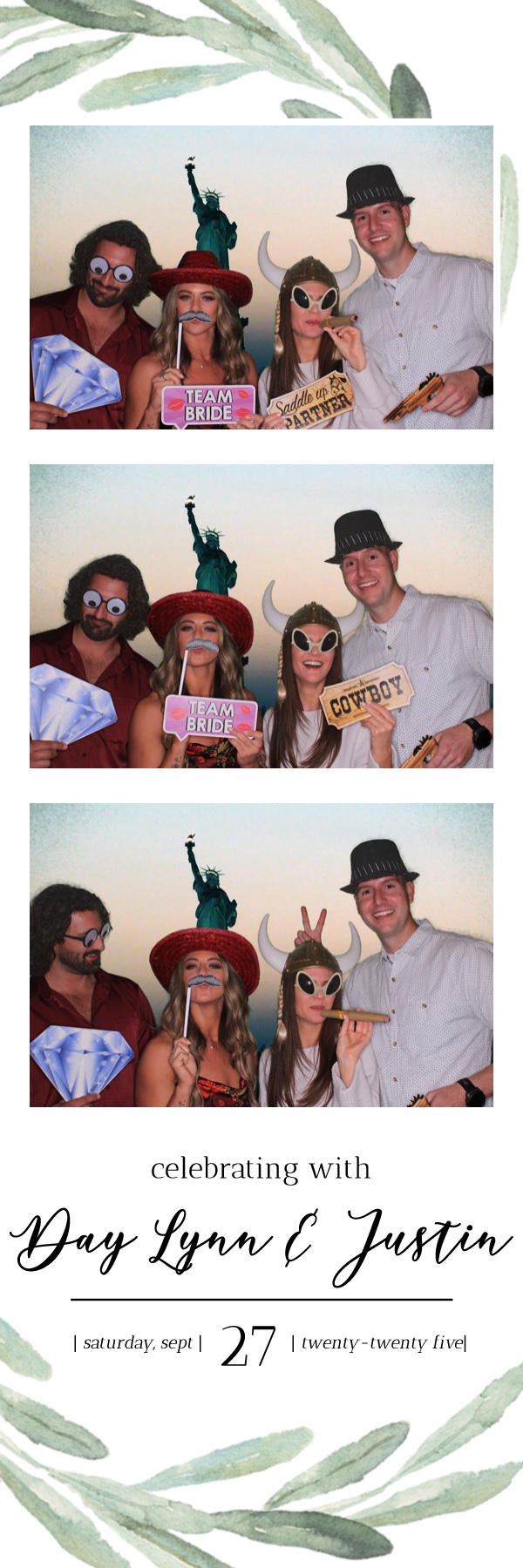 Day Lynn and Justin's Wedding | View more photos from the event at gallery.photoboothbillings.com/u/PhotoBoothBillings/Day-Lynn-and-Justins-Wedding