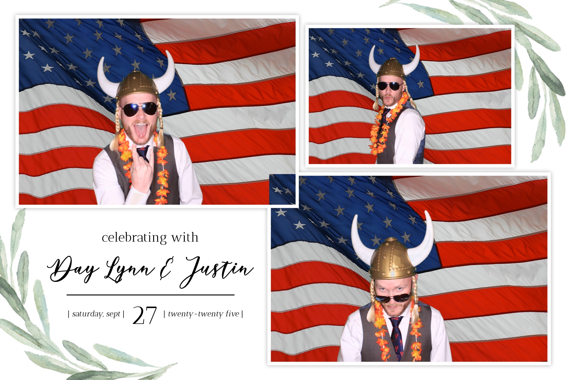 Day Lynn and Justin's Wedding | View more photos from the event at gallery.photoboothbillings.com/u/PhotoBoothBillings/Day-Lynn-and-Justins-Wedding