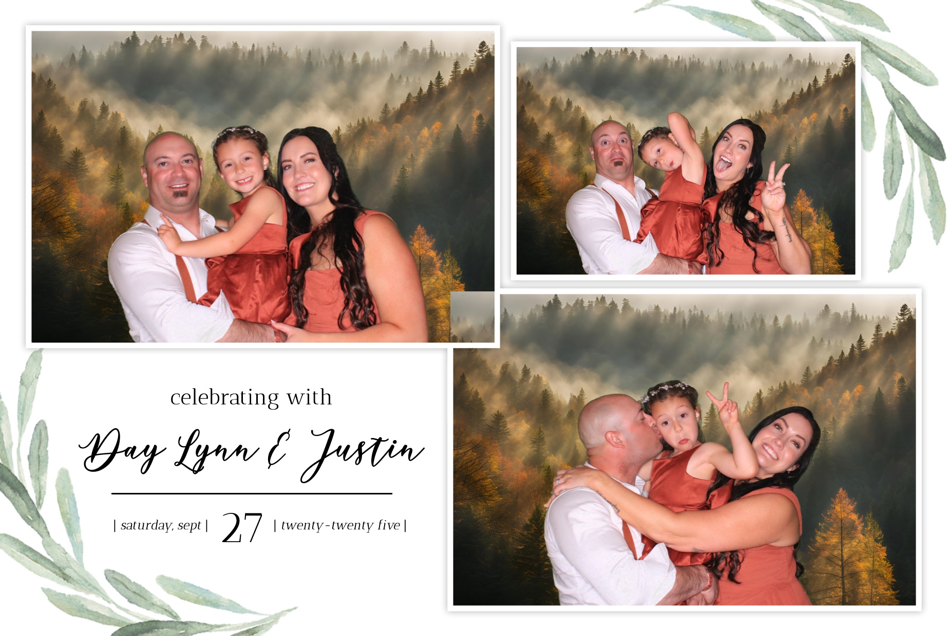 Day Lynn and Justin's Wedding | View more photos from the event at gallery.photoboothbillings.com/u/PhotoBoothBillings/Day-Lynn-and-Justins-Wedding